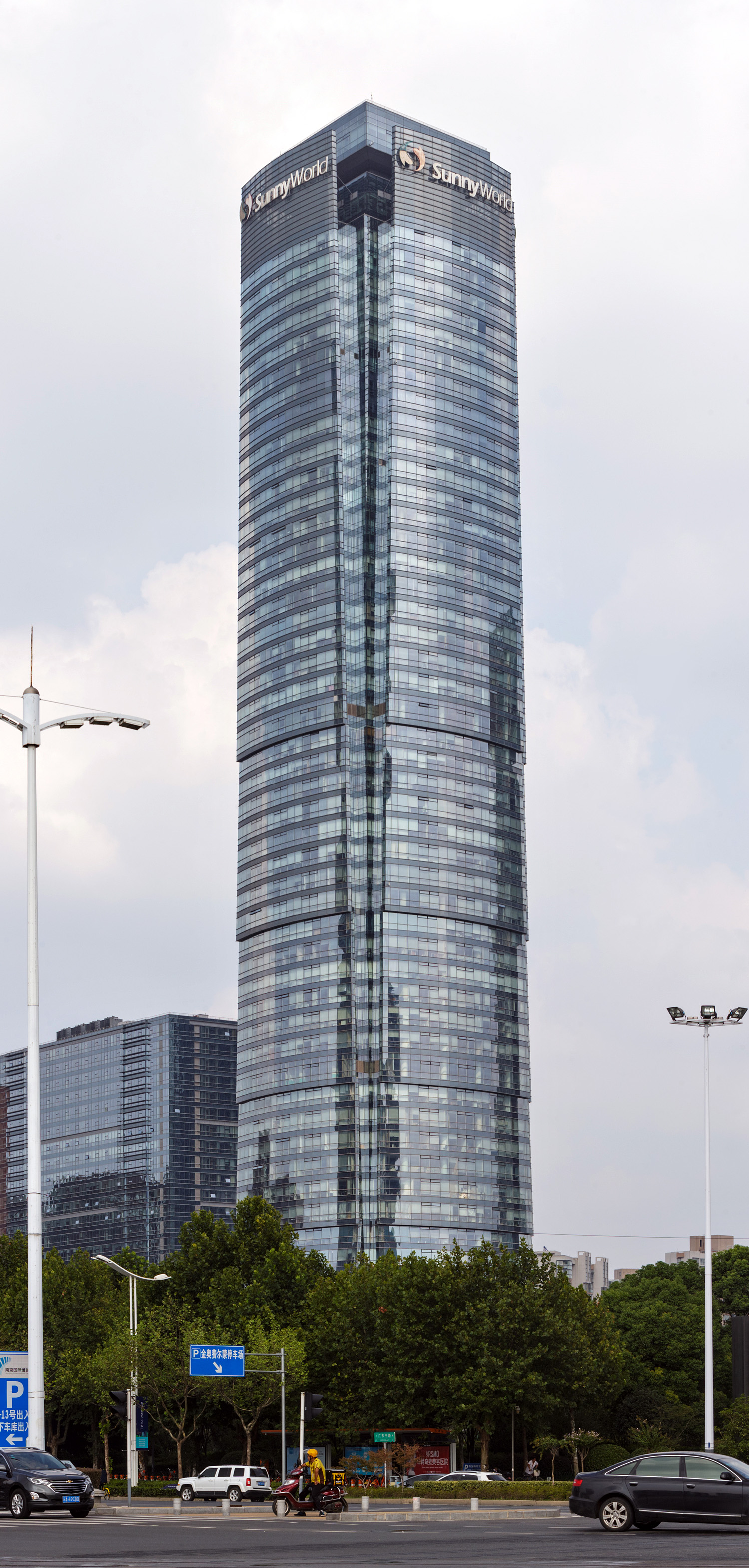 Xindi Center, Nanjing - View from the southeast. © Mathias Beinling