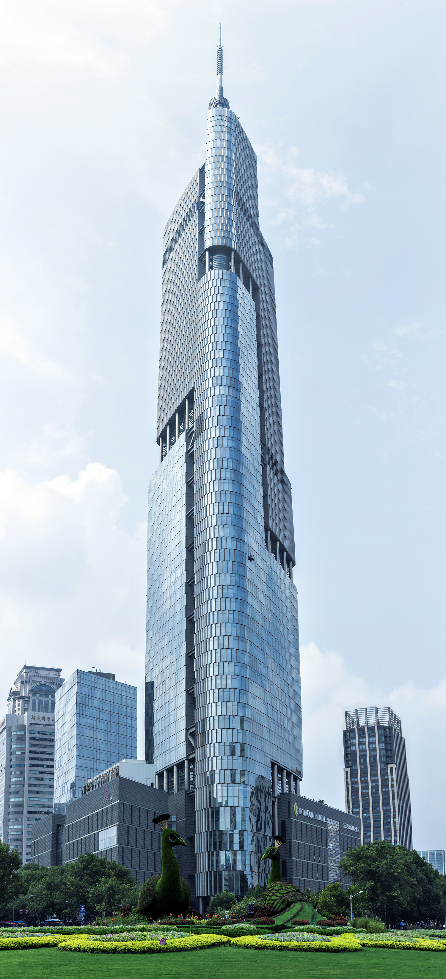 Zifeng Tower, Nanjing - Vertical panorama. © Mathias Beinling