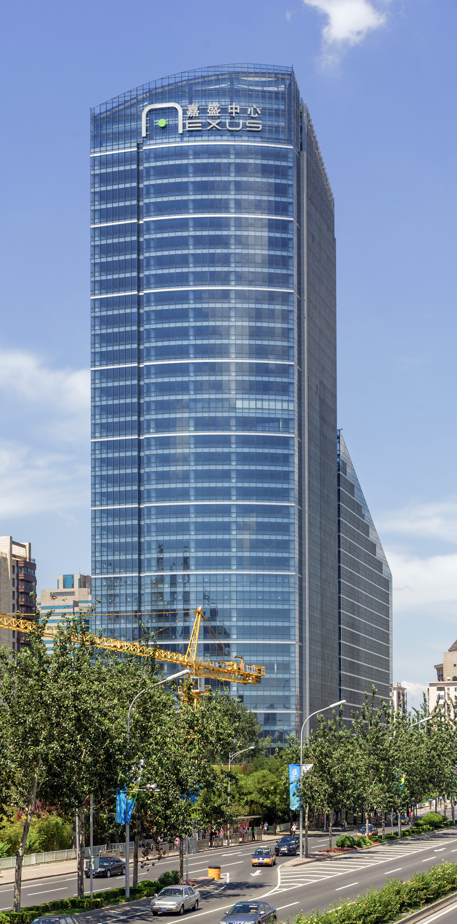 Beijing Nexus Center, Peking - View from the south. © Mathias Beinling