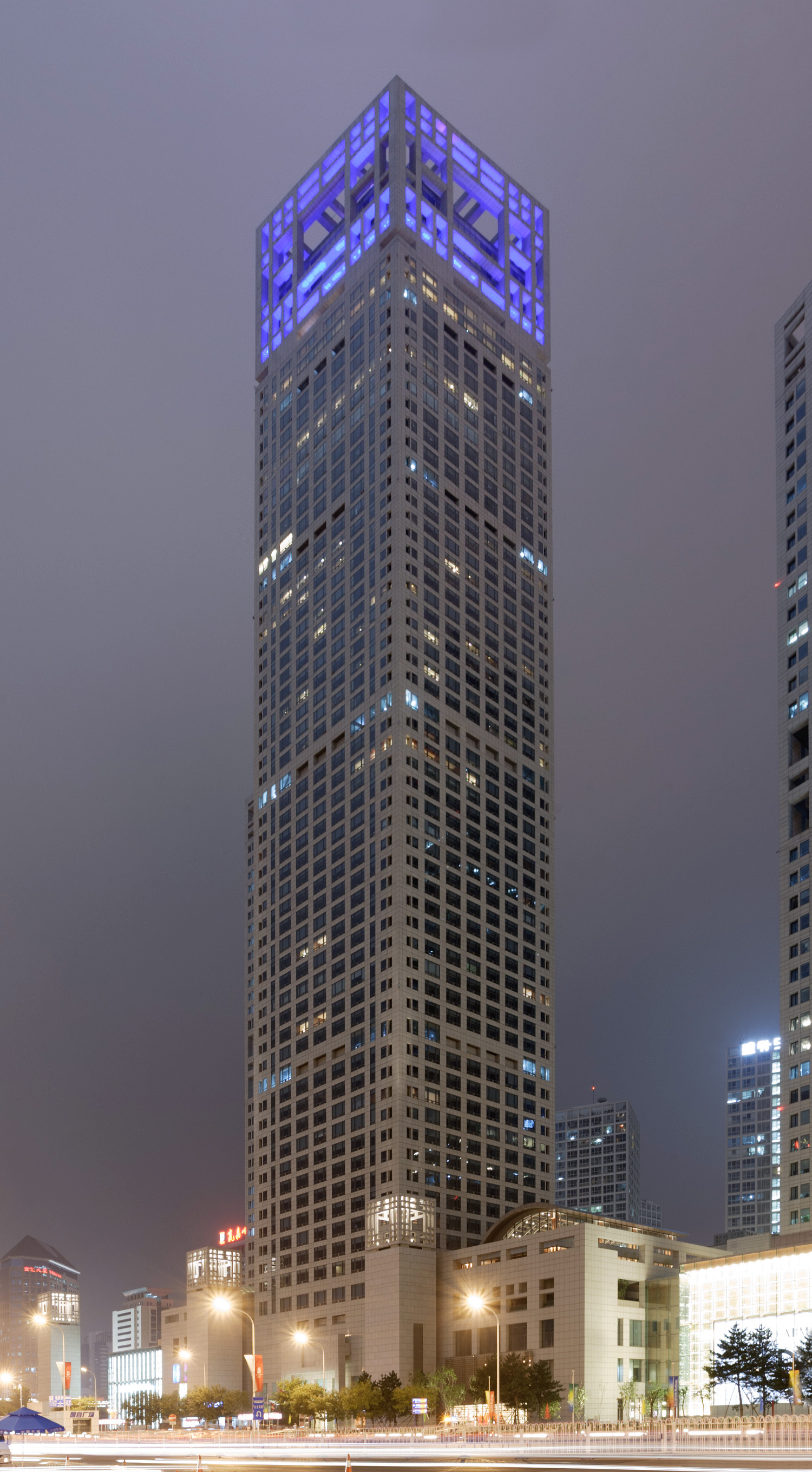Beijing Yintai Centre Park Tower, Peking - View from the northwest. © Mathias Beinling