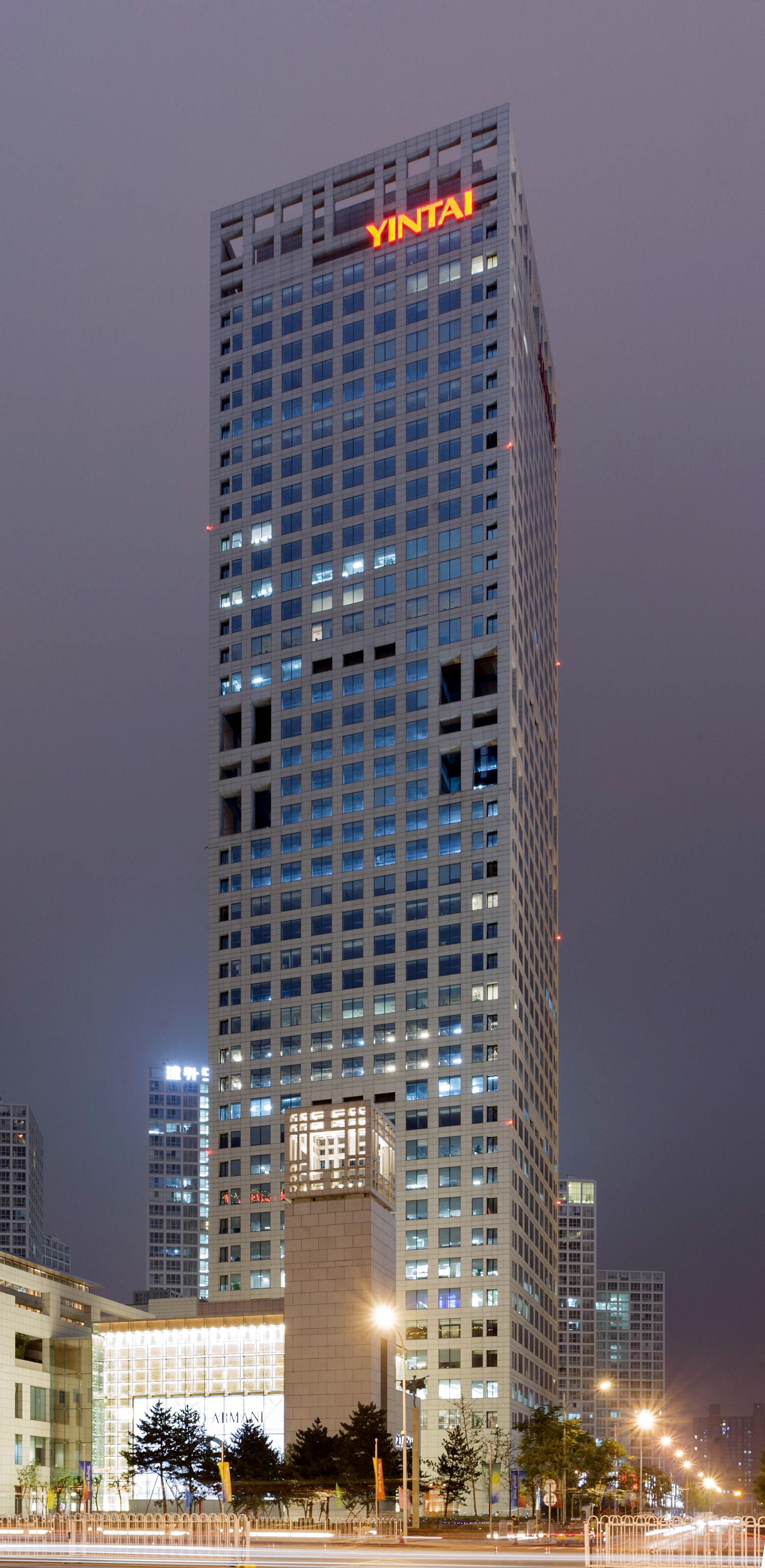 Beijing Yintai Centre Yintai Office Tower, Peking - View from the north. © Mathias Beinling