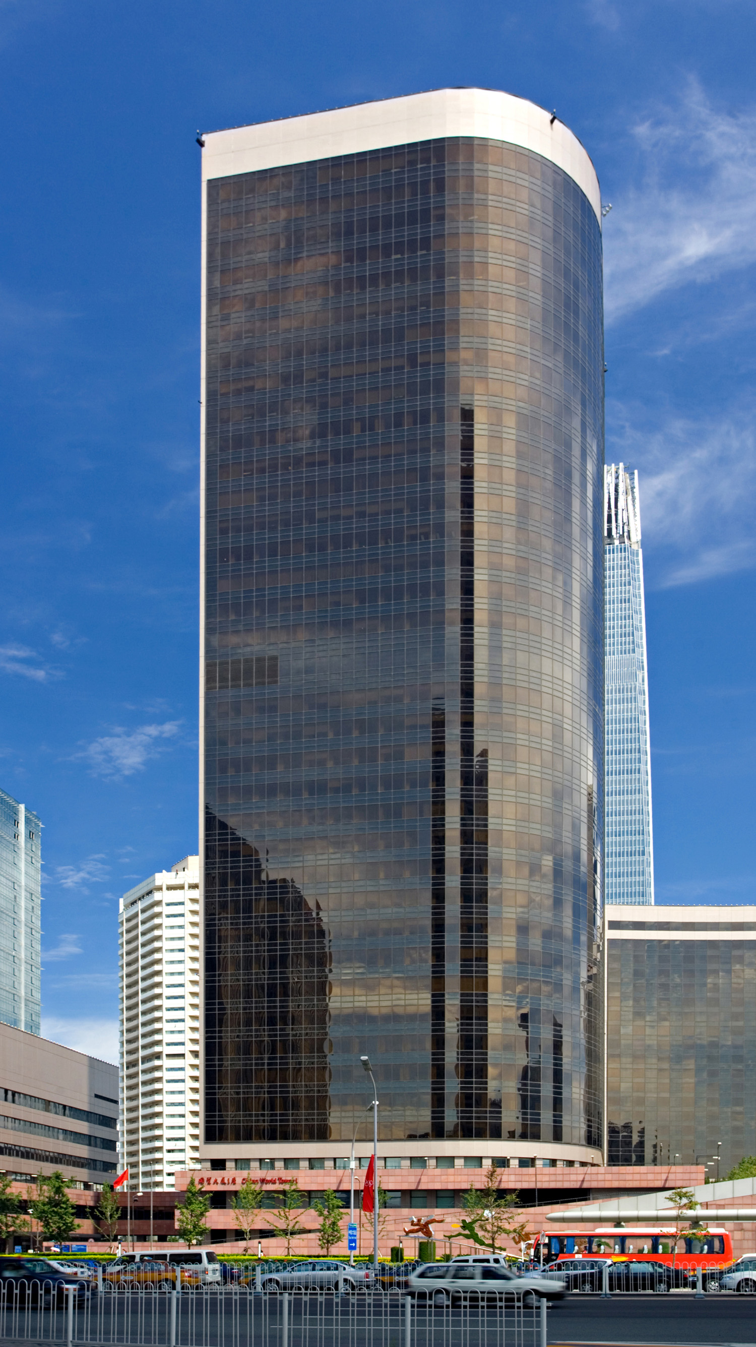 China World Trade Center Tower I, Peking - View from the south. © Mathias Beinling
