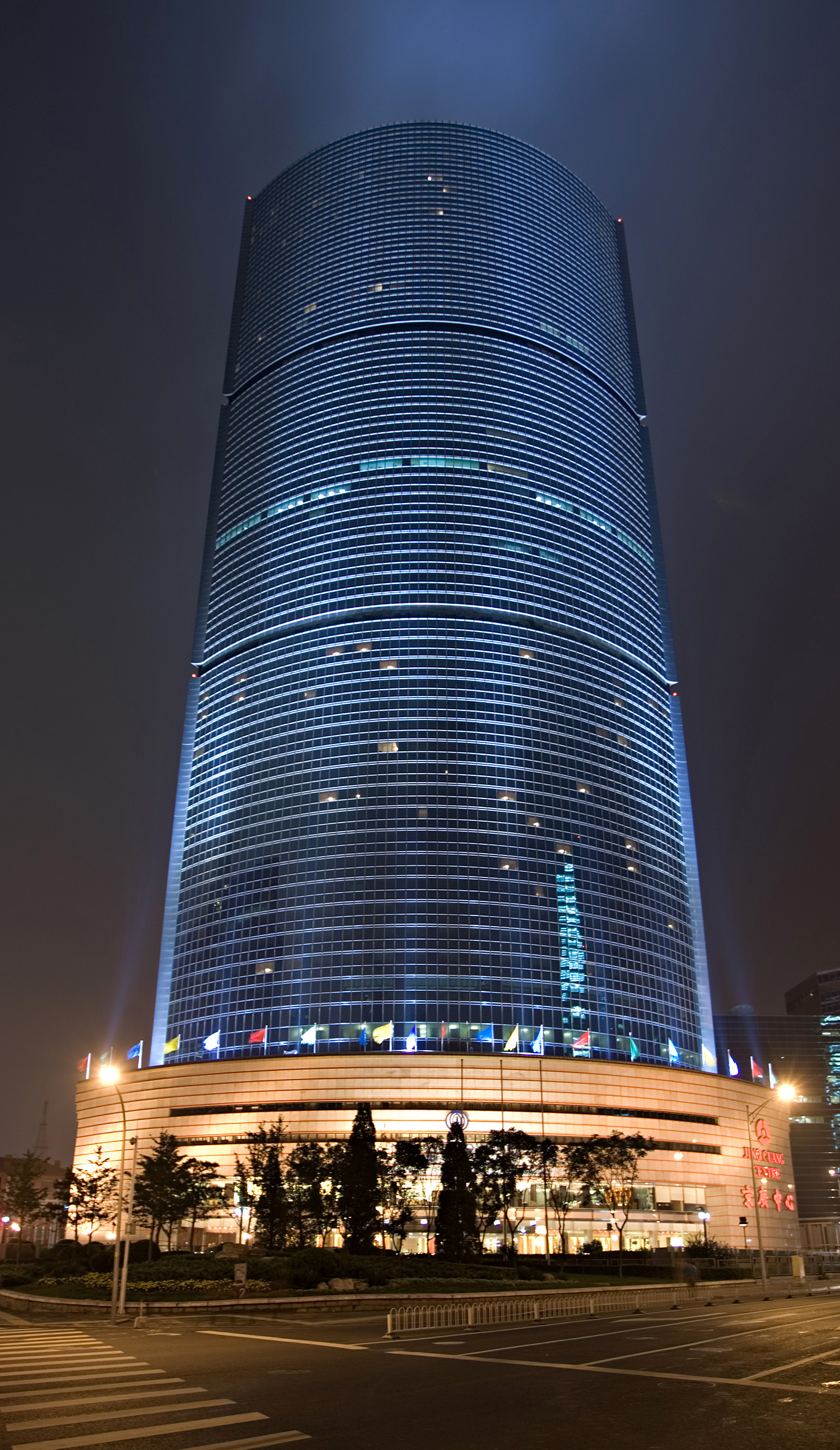 Jing Guang Center, Peking - Night view from the southeast. © Mathias Beinling