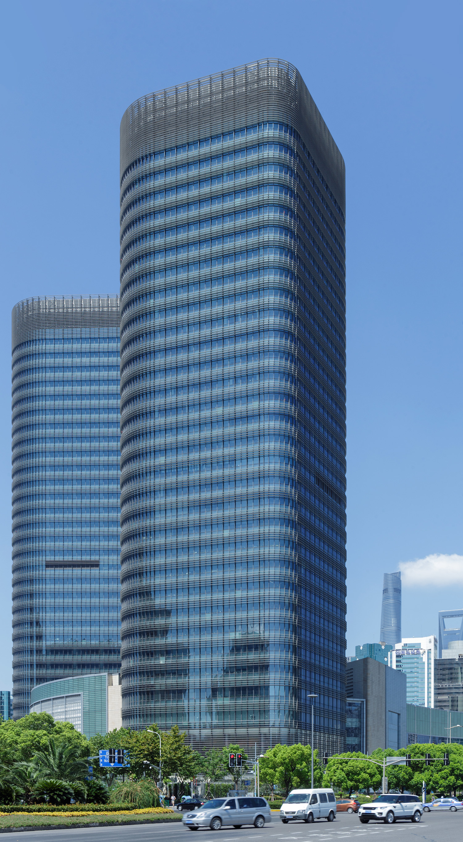 Century Link Tower A, Shanghai - View from the east. © Mathias Beinling