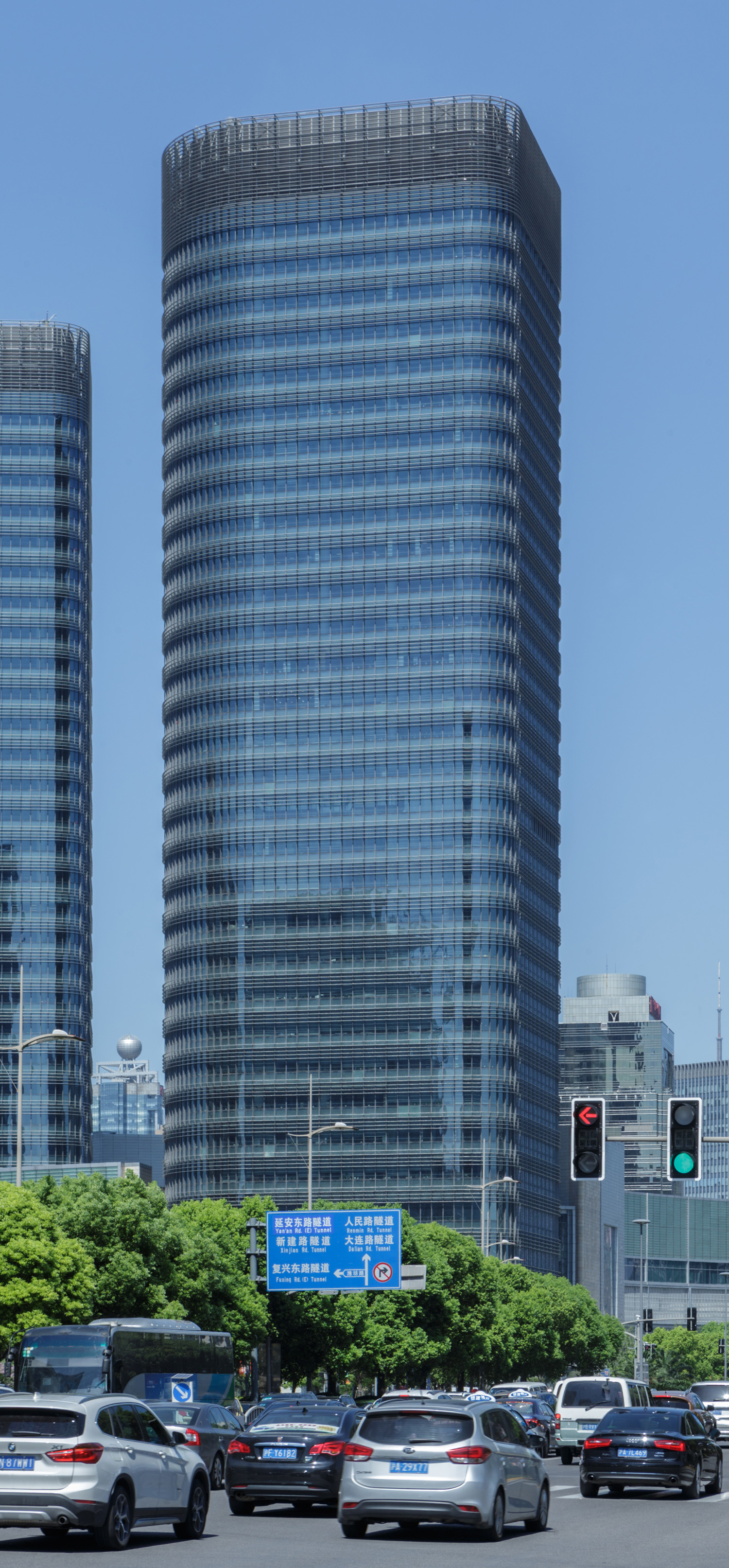Century Link Tower A, Shanghai - View from the east. © Mathias Beinling