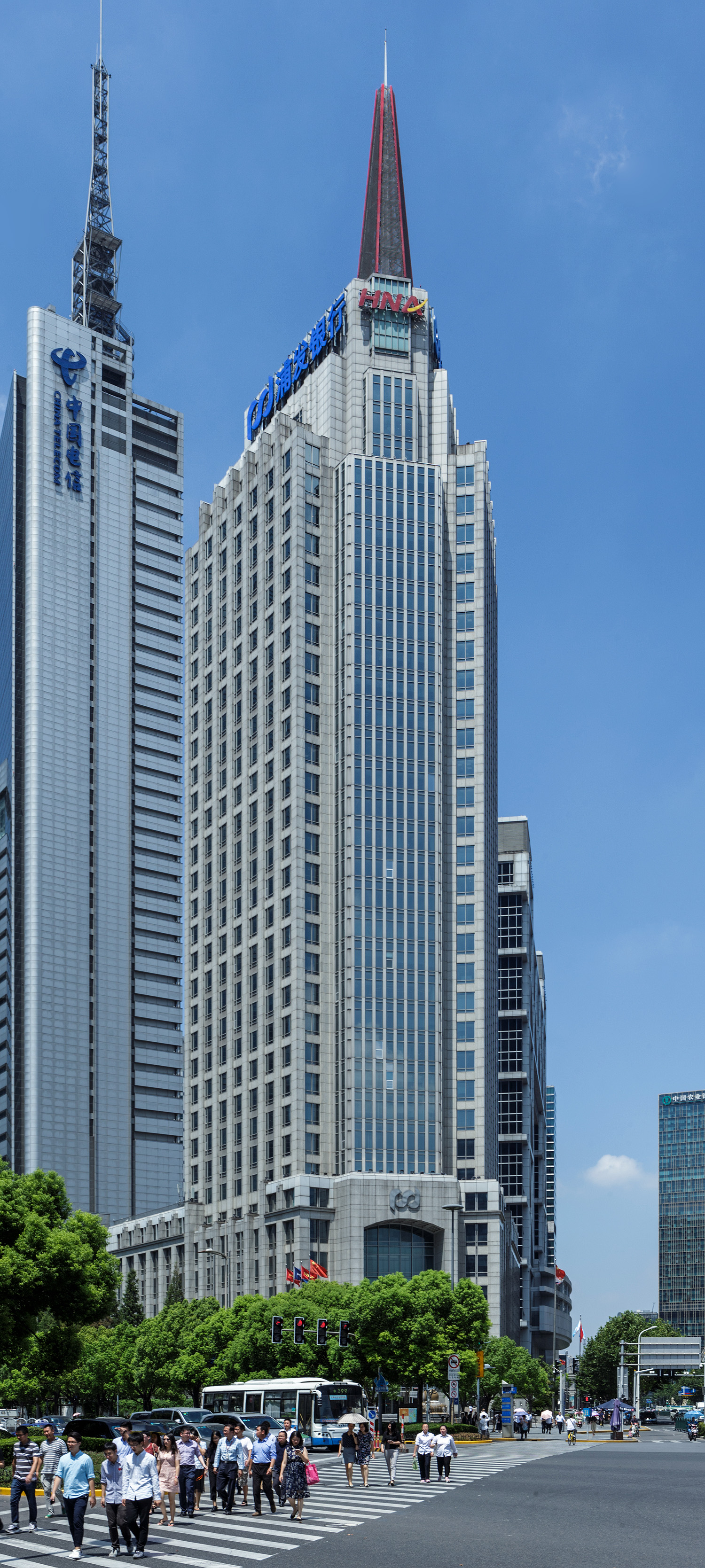 PUFA Tower, Shanghai - View from the southeast. © Mathias Beinling