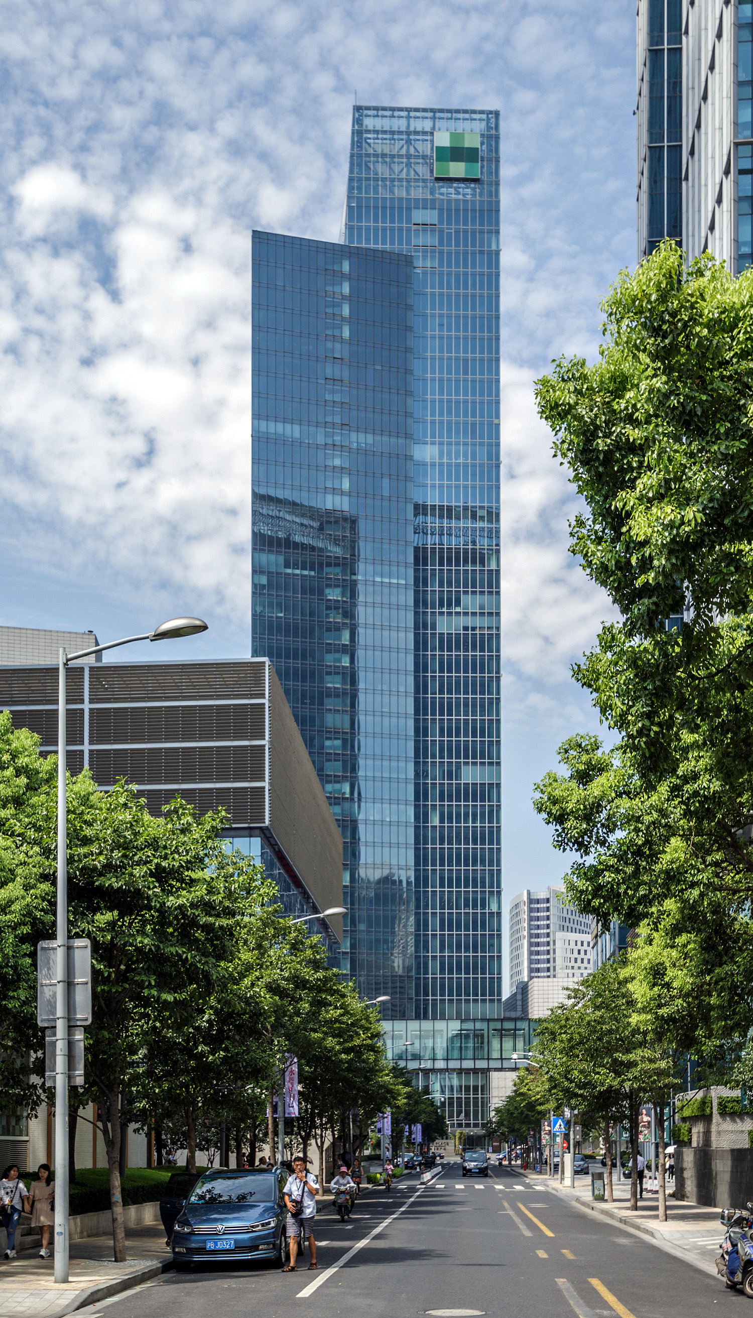 Park Place, Shanghai - View from the east. © Mathias Beinling