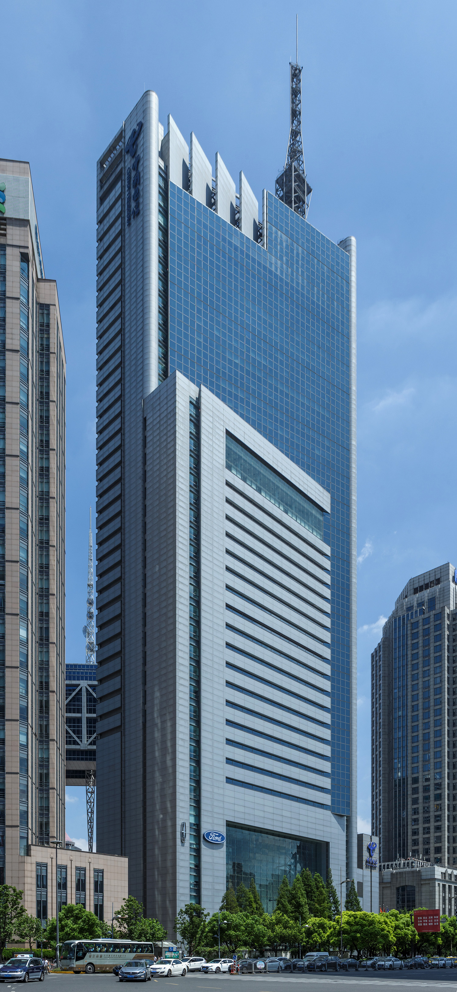 Pudong International Information Port, Shanghai - View from the southeast. © Mathias Beinling