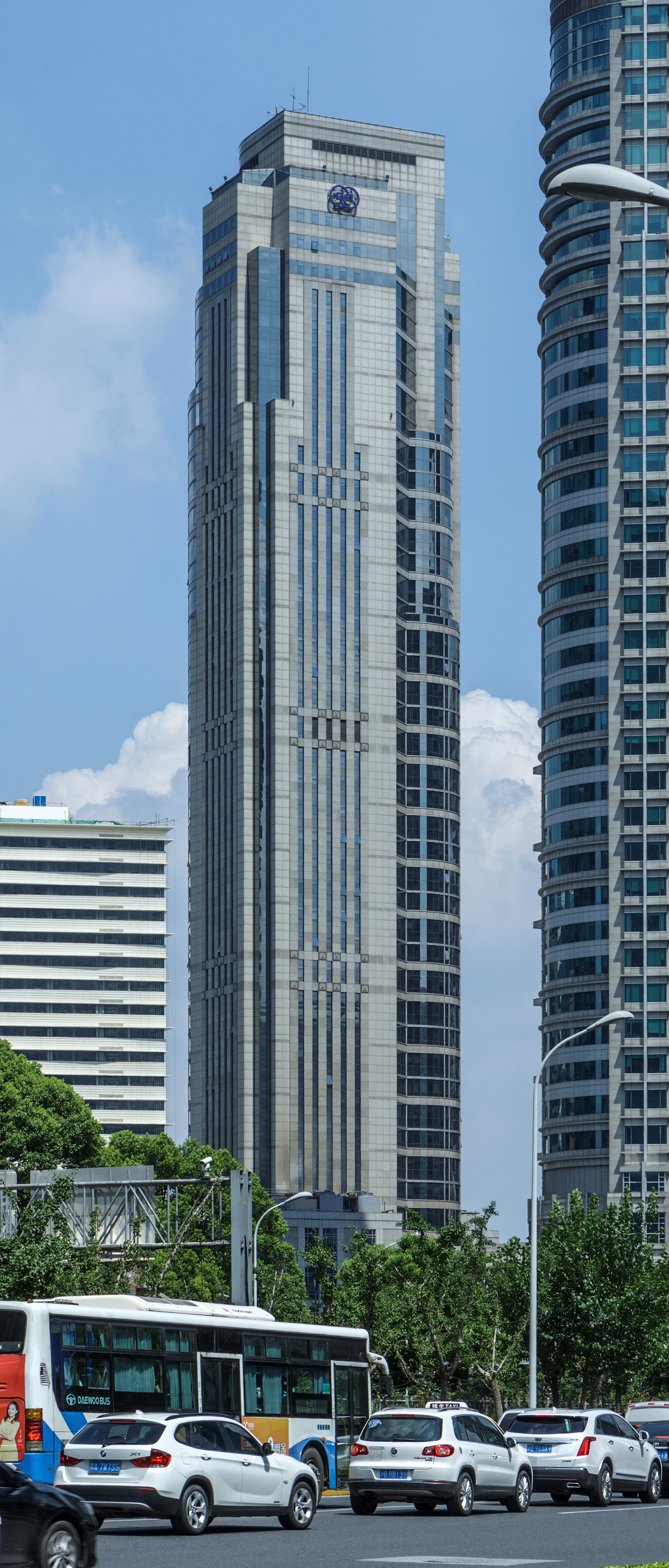 Shanghai Development Bank Tower, Shanghai - View from the southwest. © Mathias Beinling