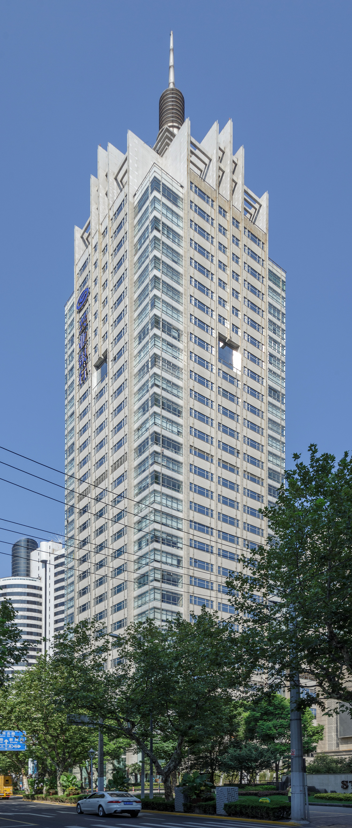 Shanghai Property Information Exchange Center, Shanghai - View from the east. © Mathias Beinling