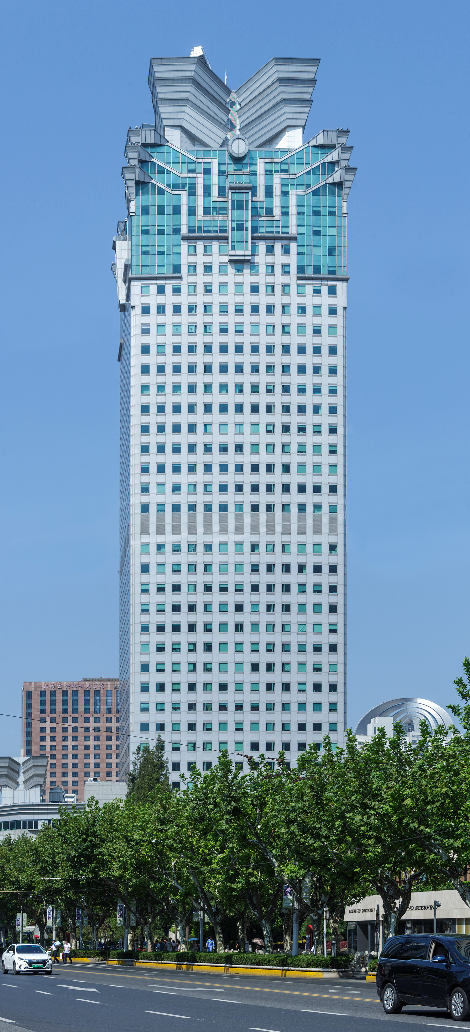 United Plaza, Shanghai - View from the east. © Mathias Beinling