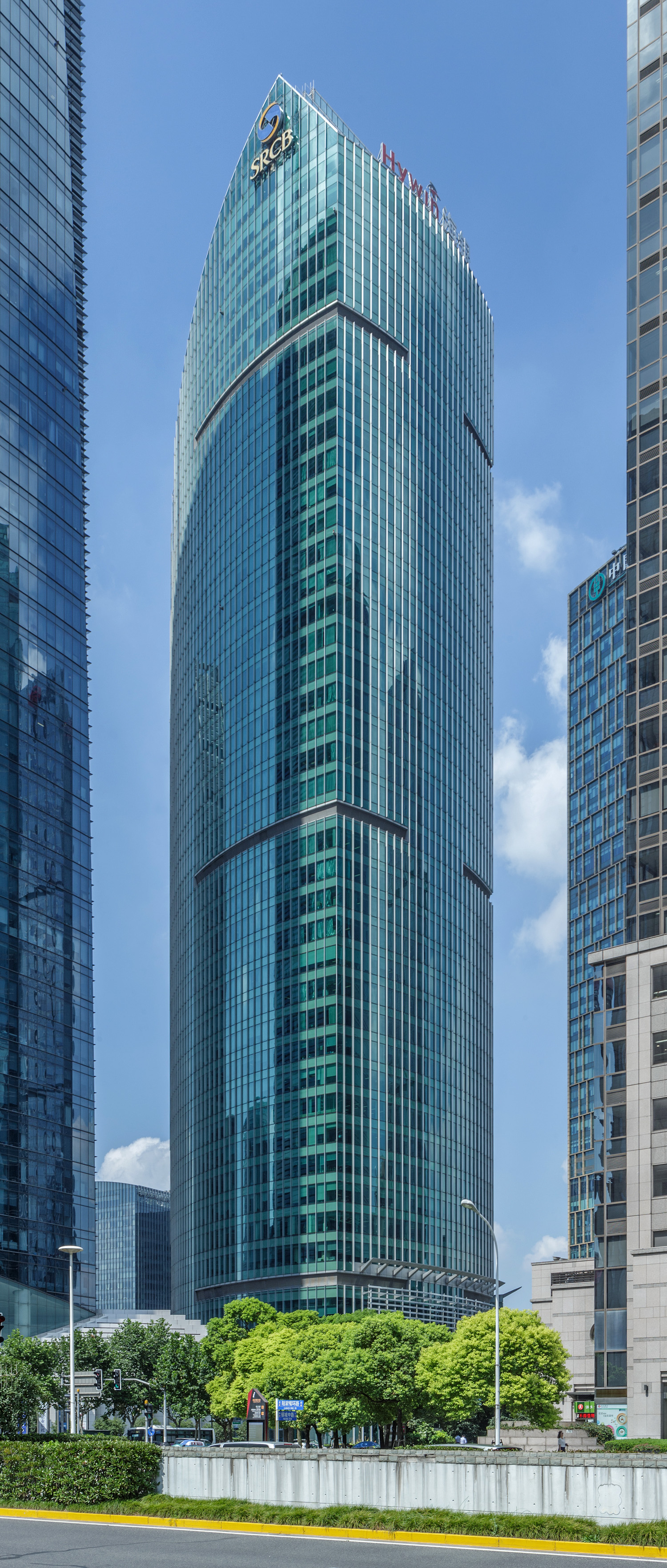 Zhongrong Jasper Tower, Shanghai - View from the south. © Mathias Beinling