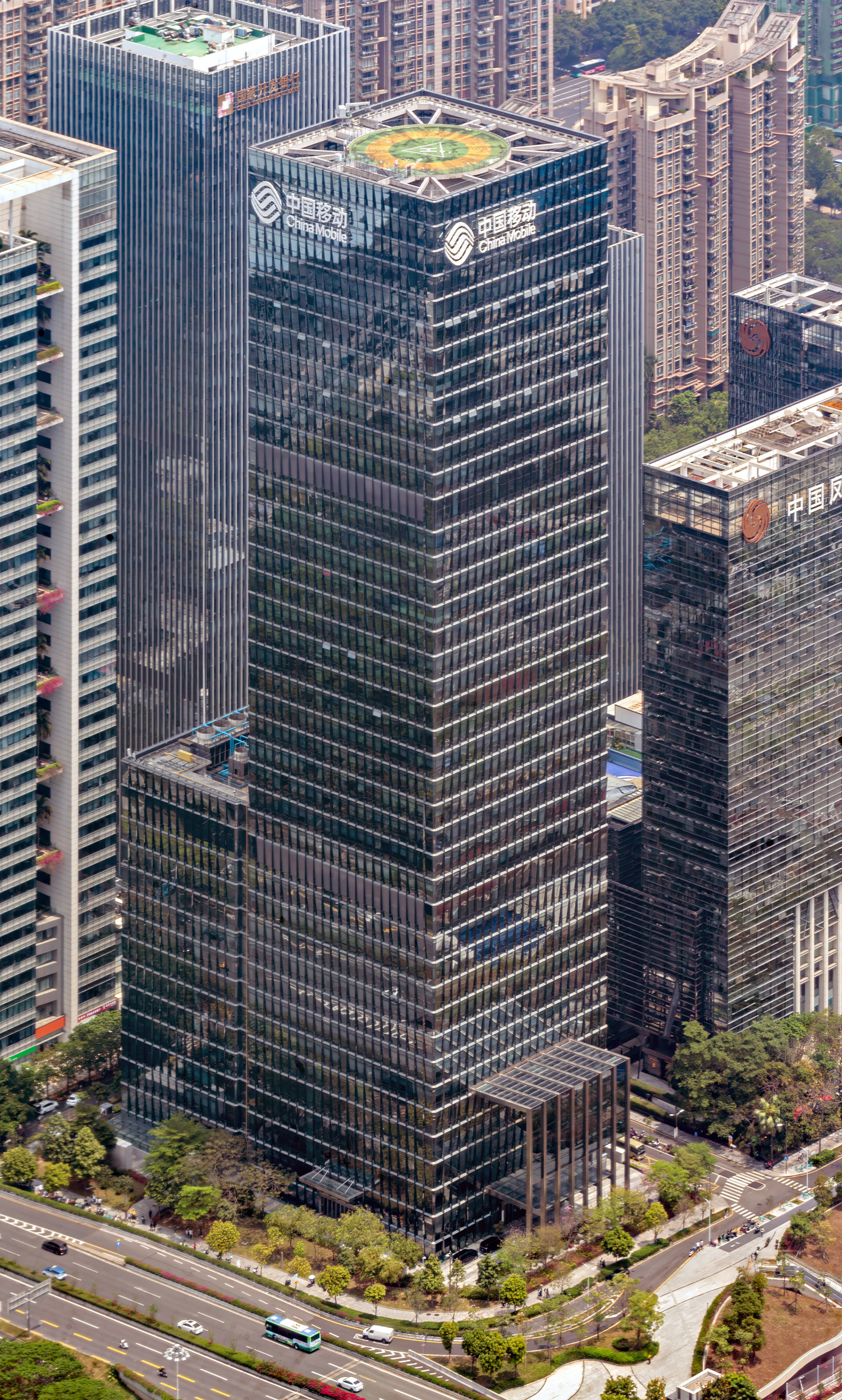 China Mobile Building - View from Ping An Finance Center