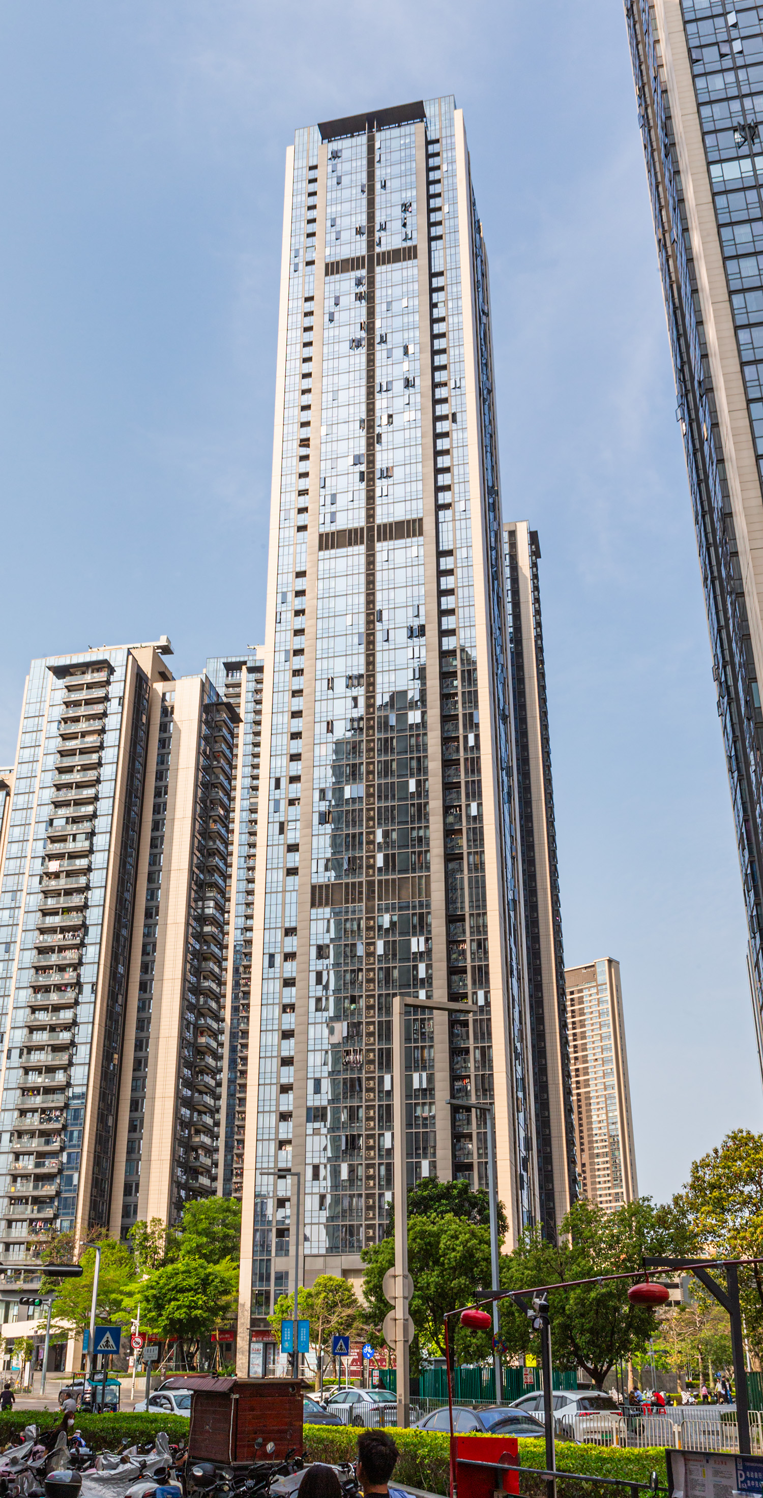 China Resources City Renfu Phase III Tower 3 - View from the southwest
