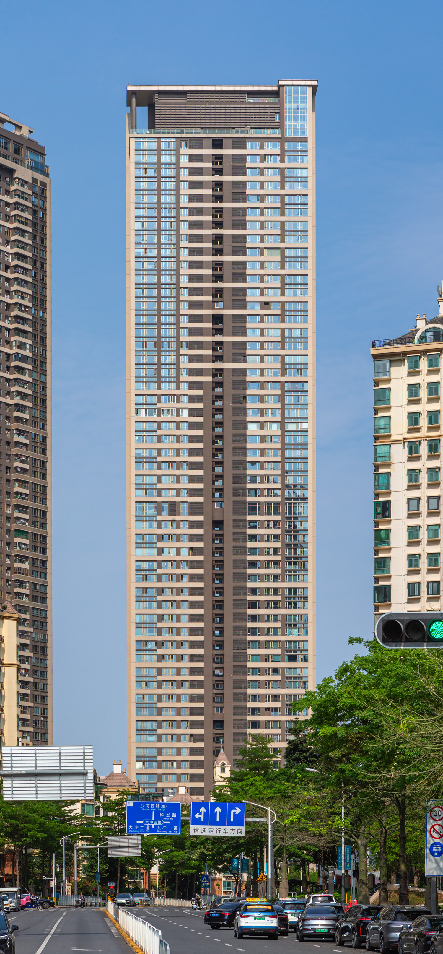 China Resources City Runfu Phase I Tower 1 - View from the west