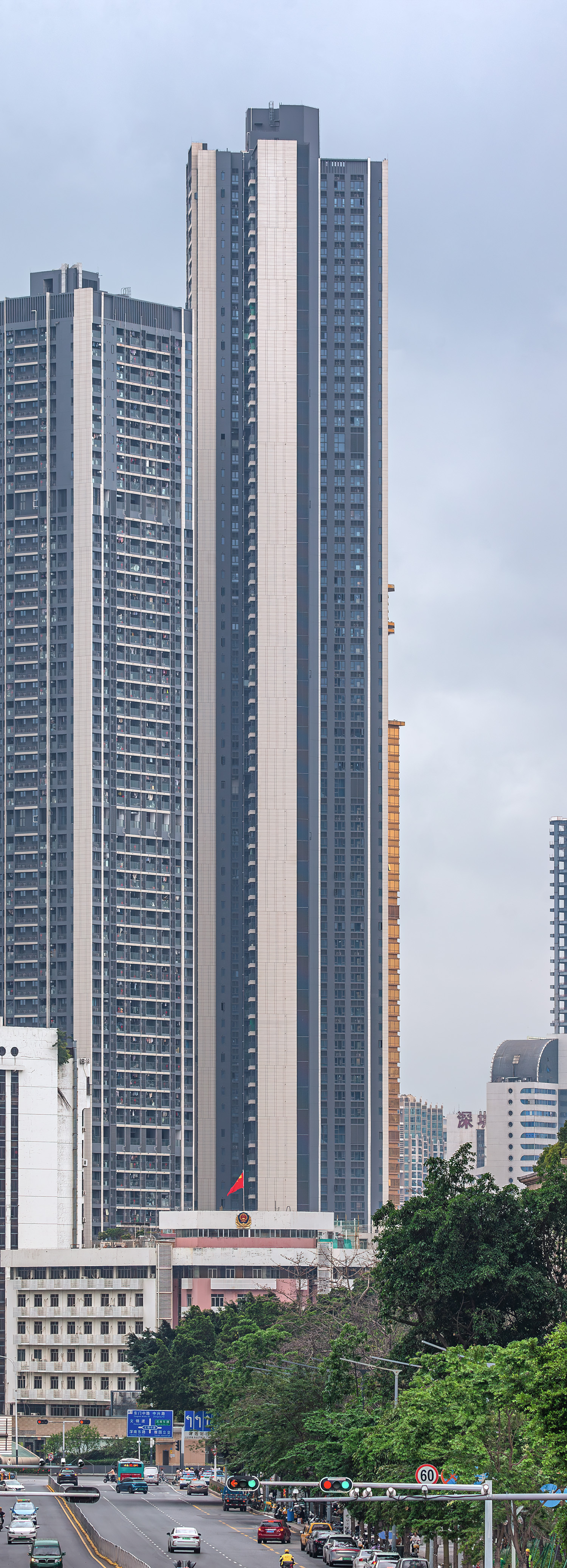 China Resources Hubei Future City A4 Tower 1C, Shenzhen - View from the northeast. © Mathias Beinling