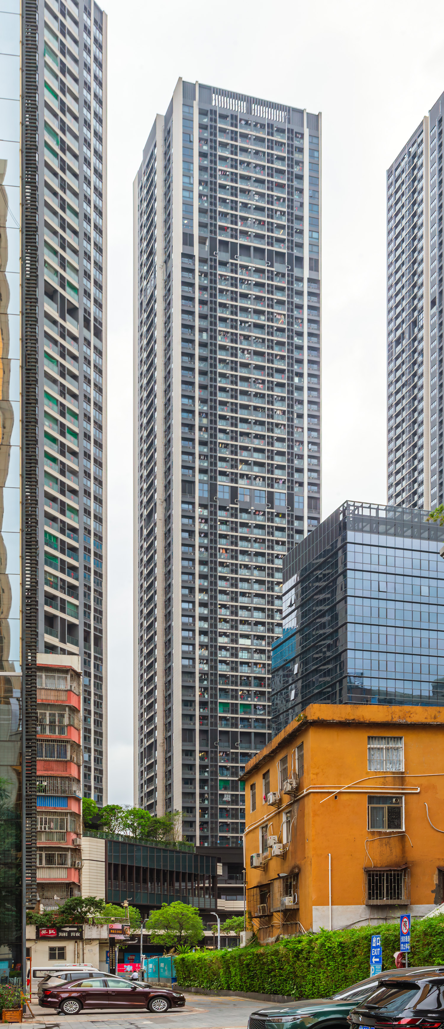China Resources Hubei Future City A4 Tower 1D, Shenzhen - View from the south. © Mathias Beinling