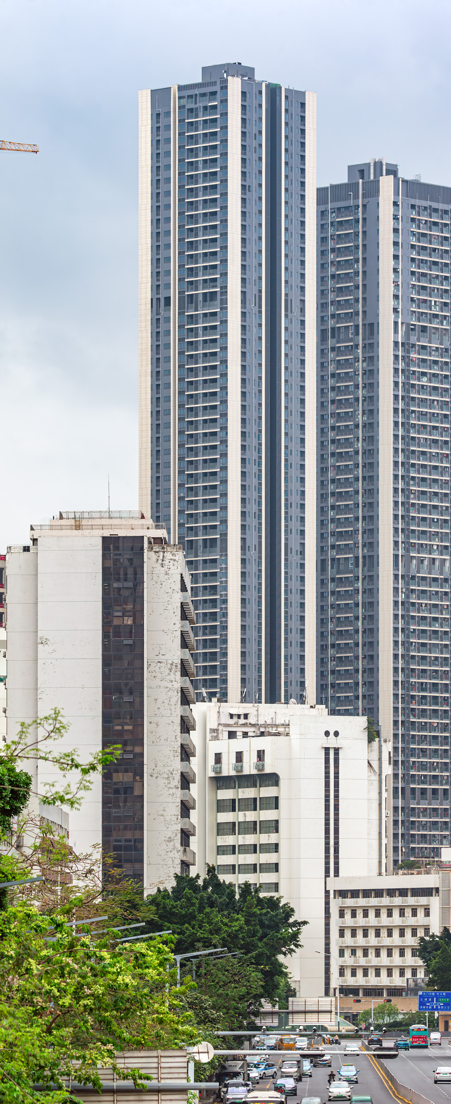 China Resources Hubei Future City A4 Tower 1E, Shenzhen - View from the northeast. © Mathias Beinling