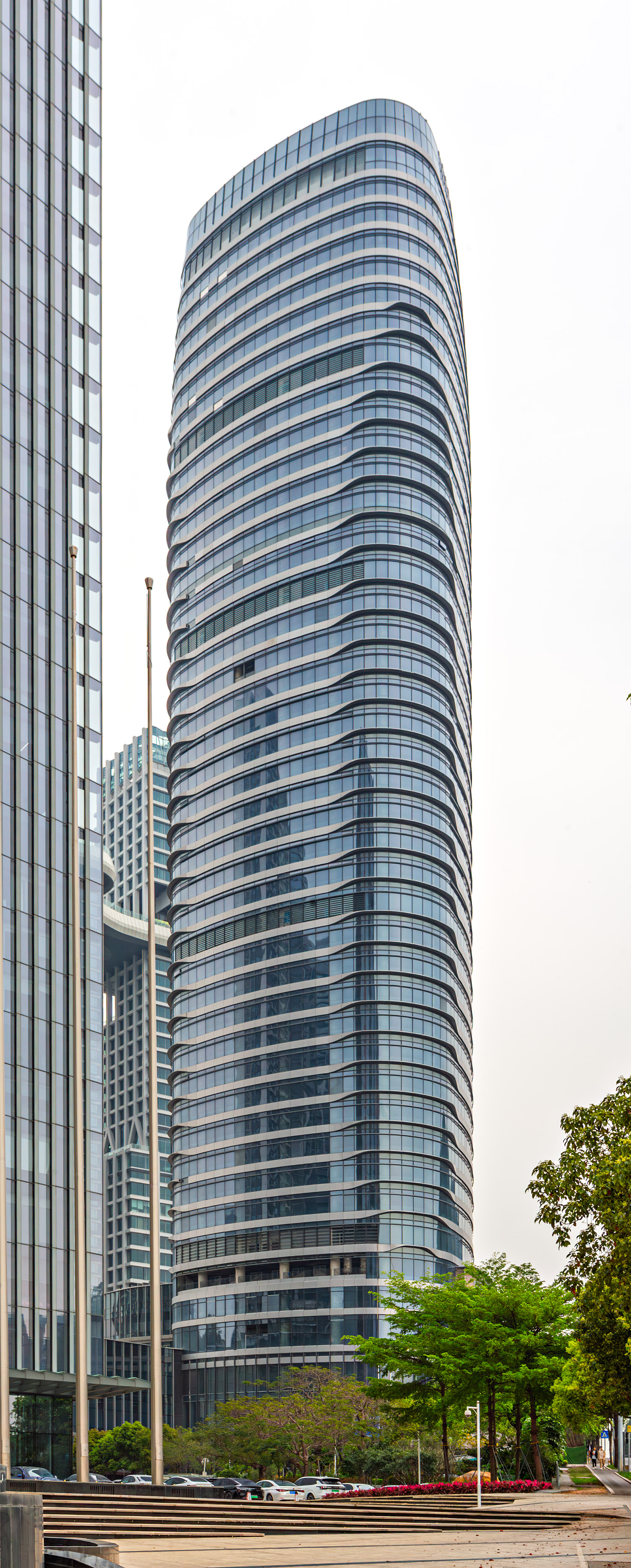 Chiwanhui Plaza Tower 1, Shenzhen - View from the west. © Mathias Beinling