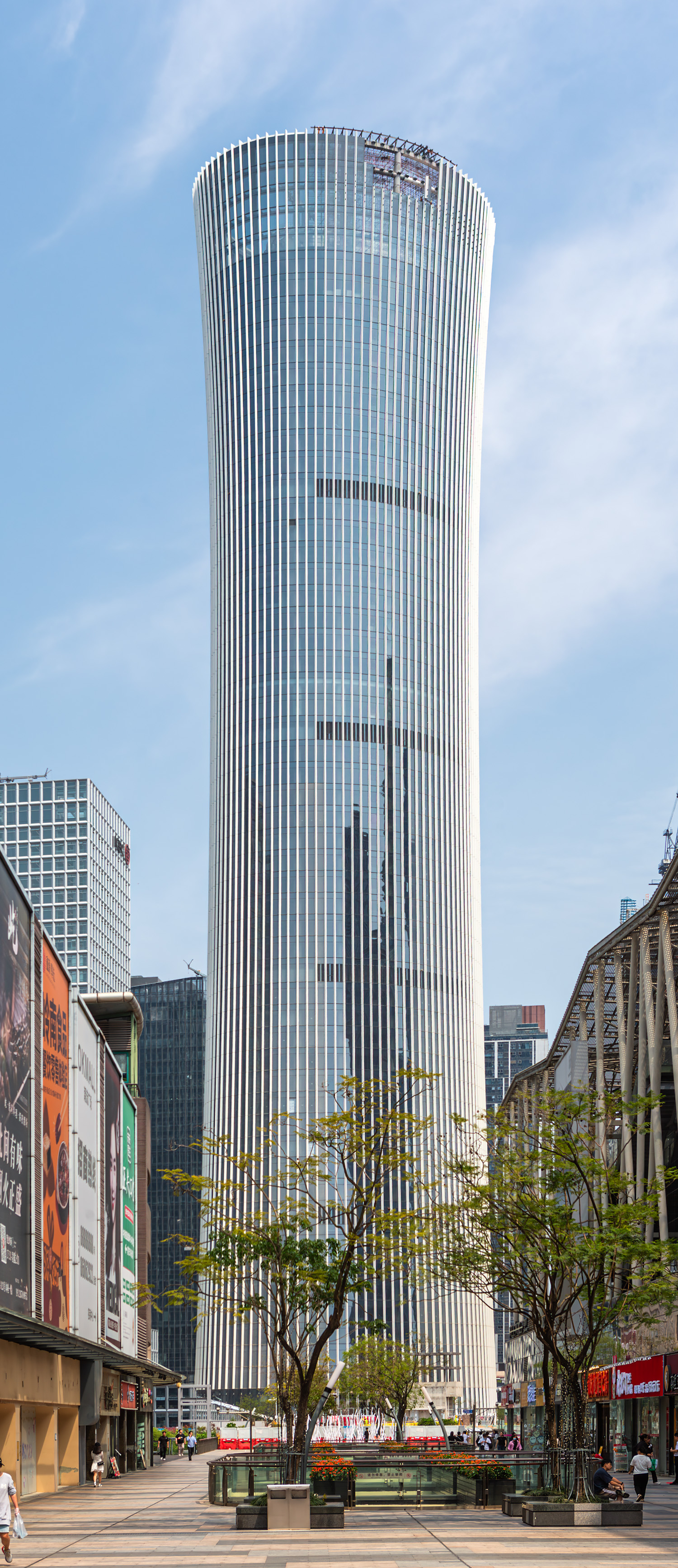 Dajia Insurance Group Headquarters, Shenzhen - View from the west. © Mathias Beinling
