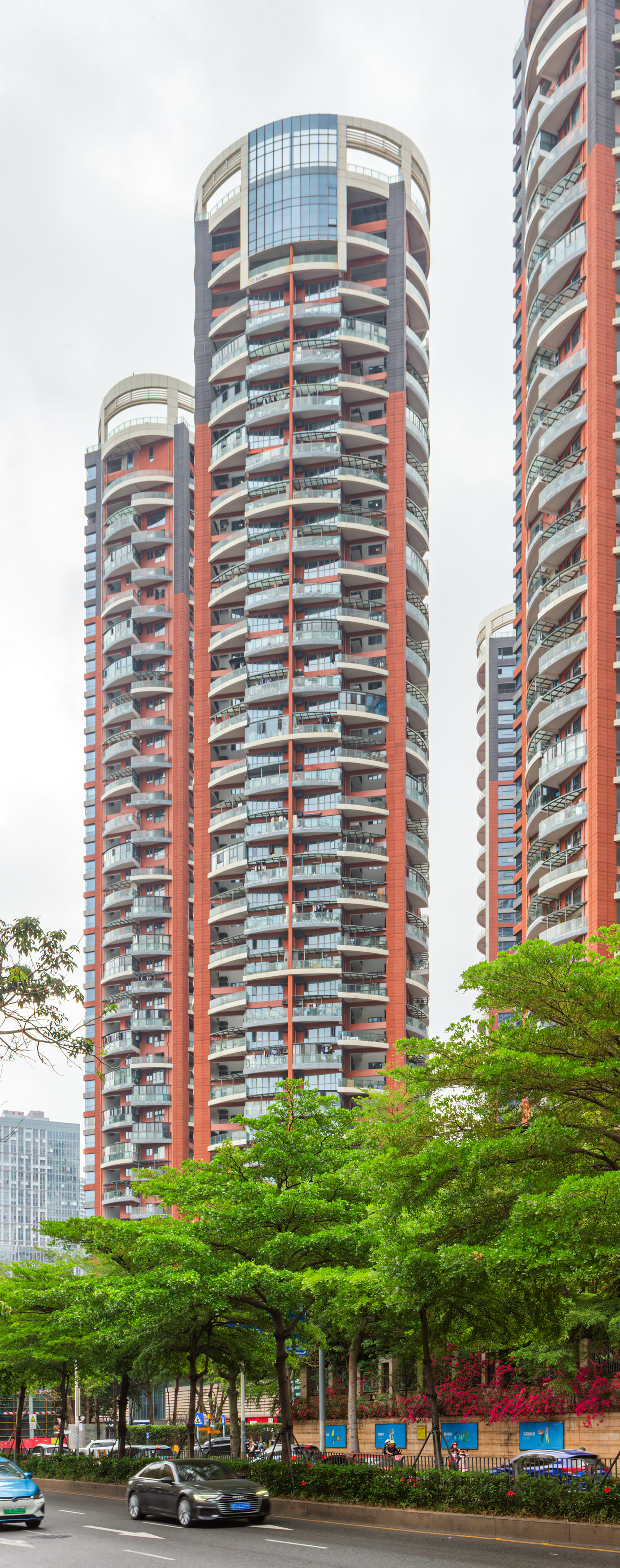 Dehong World Tower B - View from the south