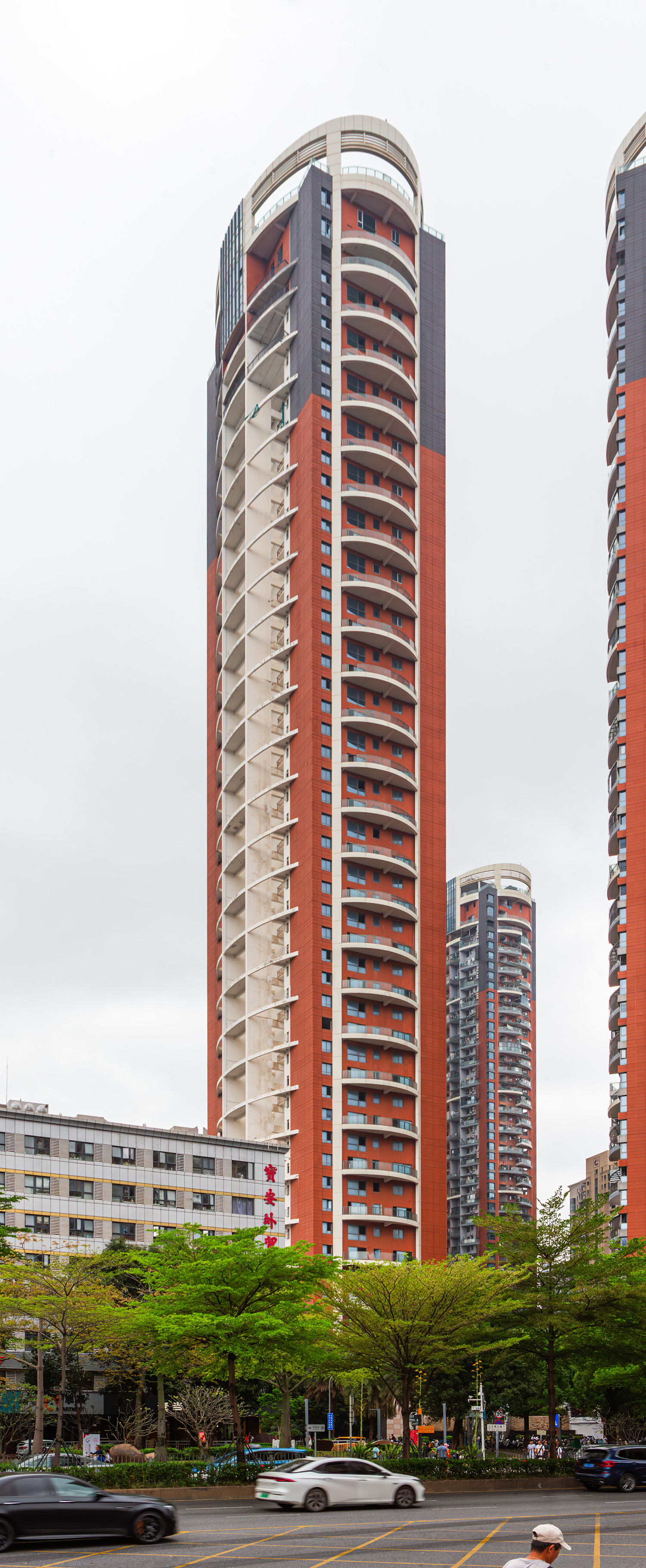 Dehong World Tower D - View from the west