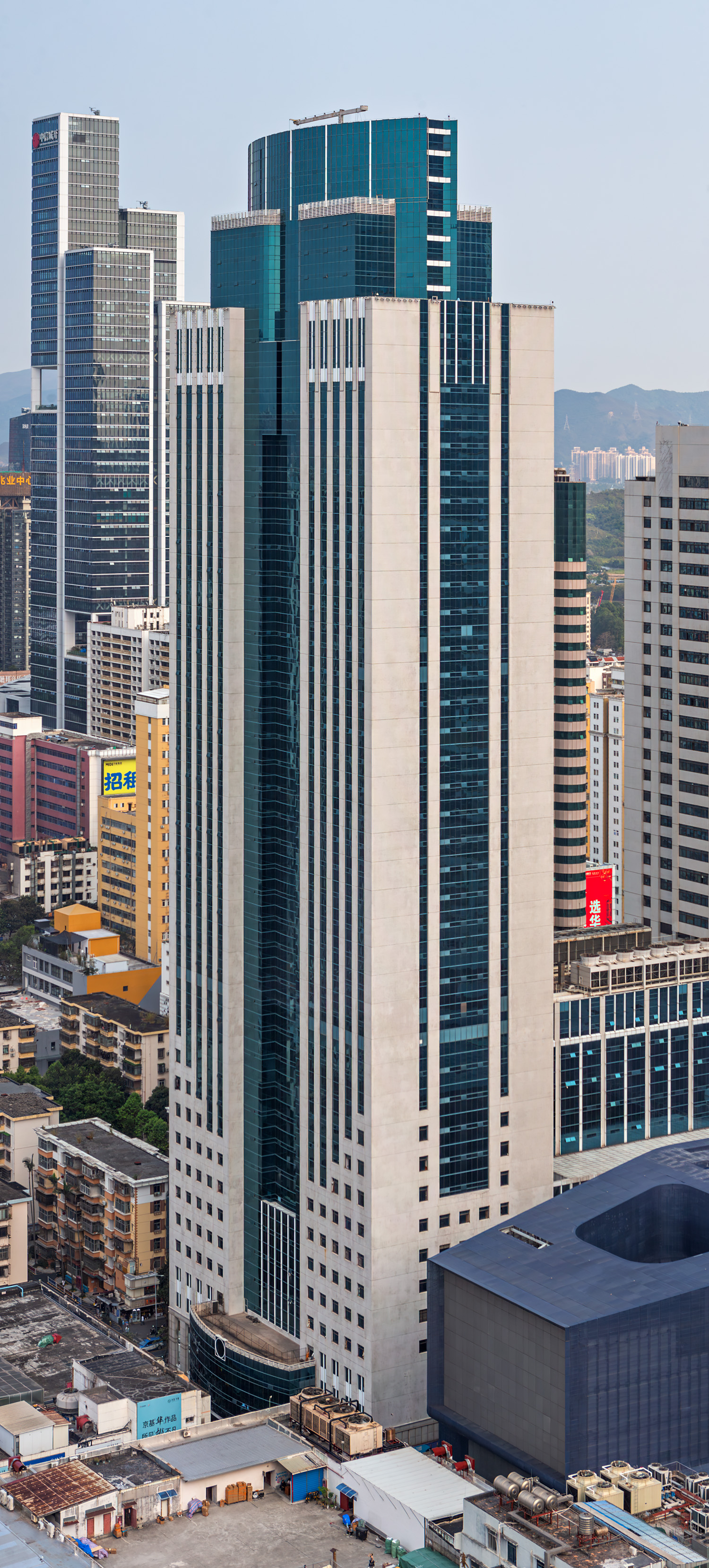 Electronics Science & Technology Building - View from Huaqiang Plaza Hotel