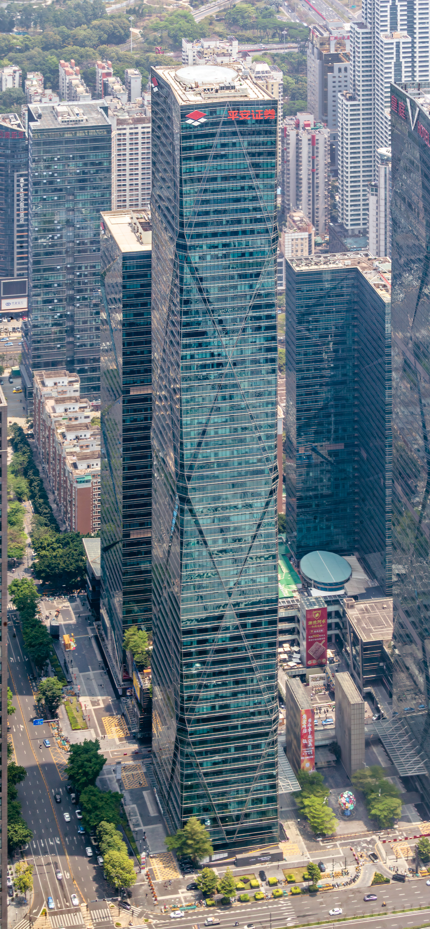 Excellence Century Plaza Tower 1 - View from Ping An Finance Center