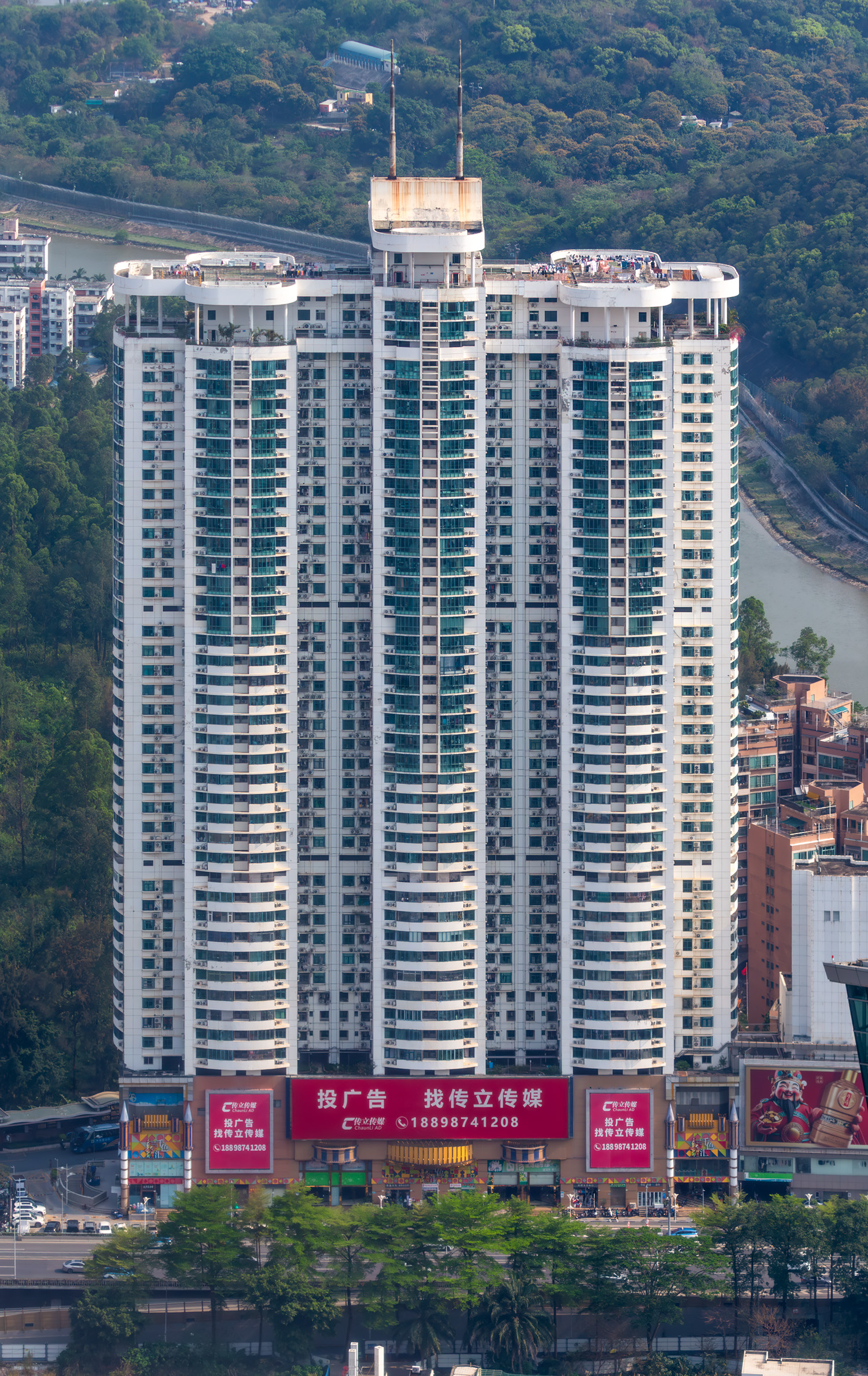 Grace Mansion - View from Shun Hing Square