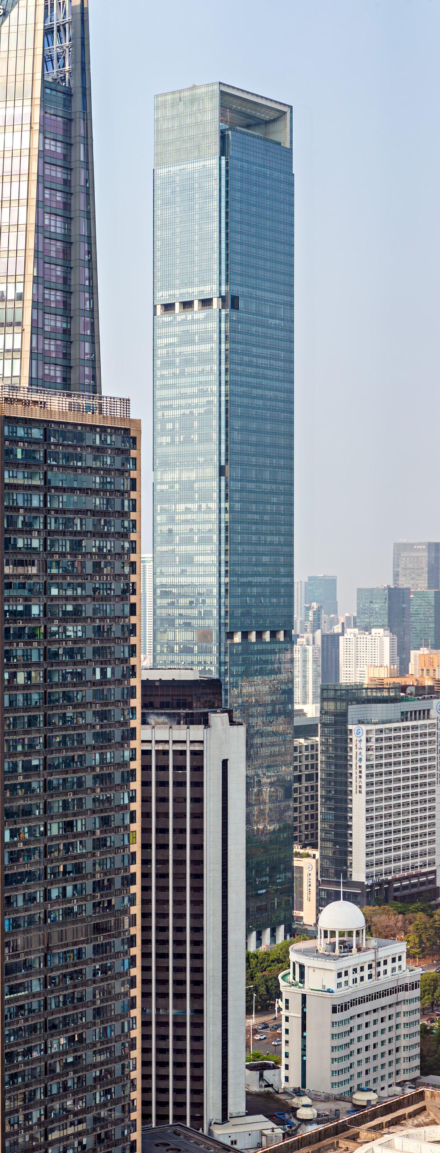 Hon Kwok City Center, Shenzhen - View from Huaqiang Plaza Hotel. © Mathias Beinling