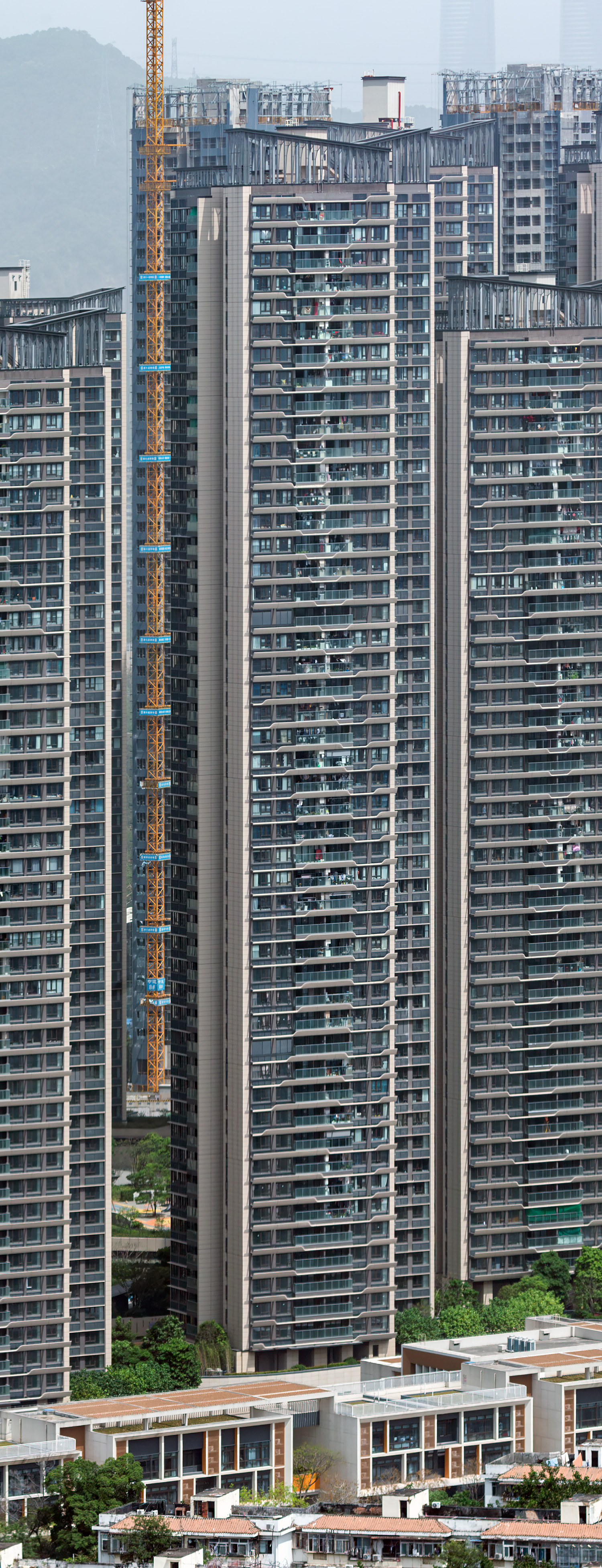 Huafu Village East District Tower 4 - View from Huaqiang Plaza Hotel