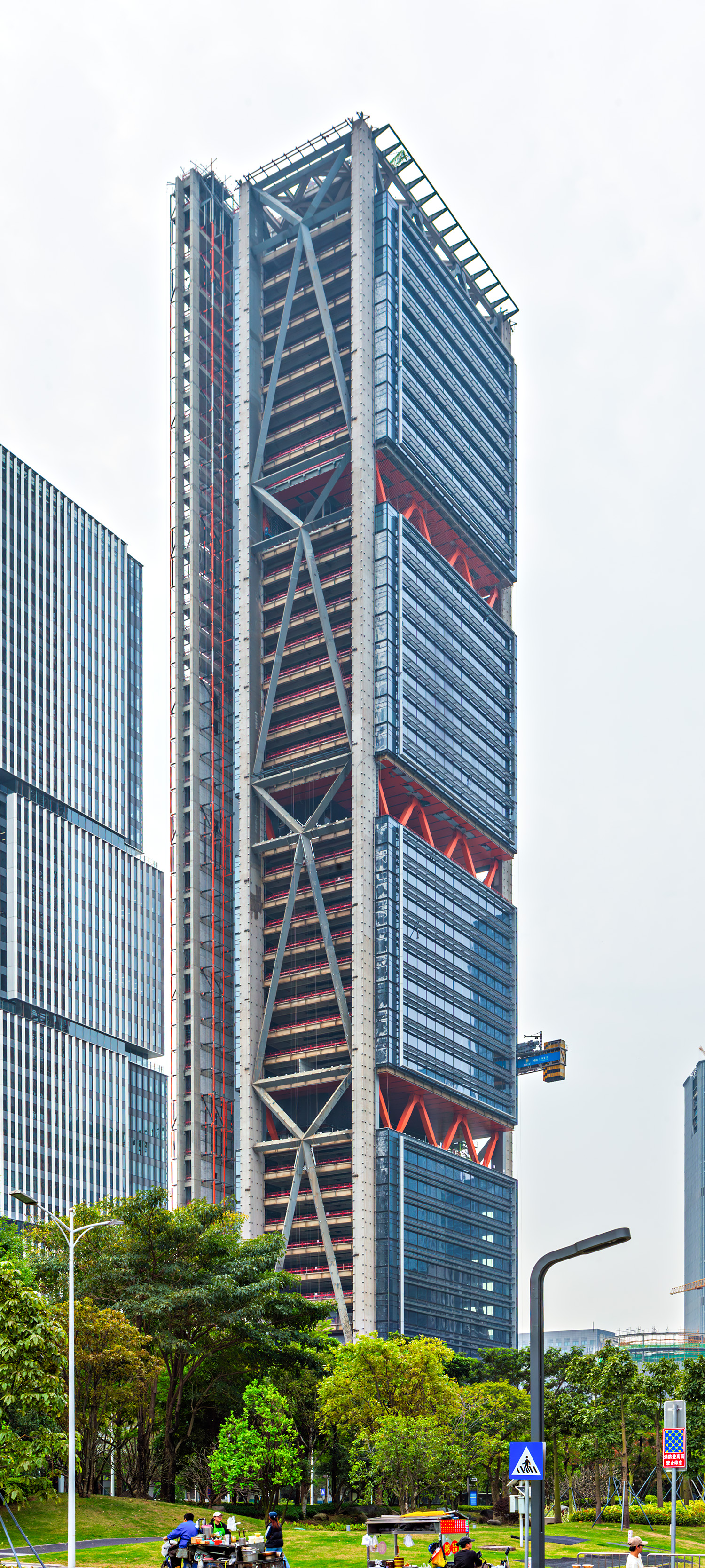 Kingboard Qianhai Headquarters, Shenzhen - View from the northwest. © Mathias Beinling
