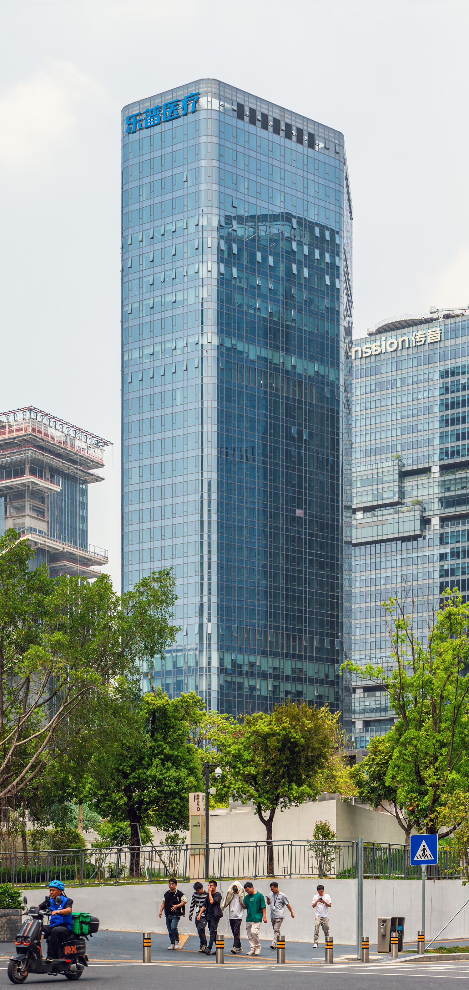 Lepu Building Tower A, Shenzhen - View from the southeast. © Mathias Beinling