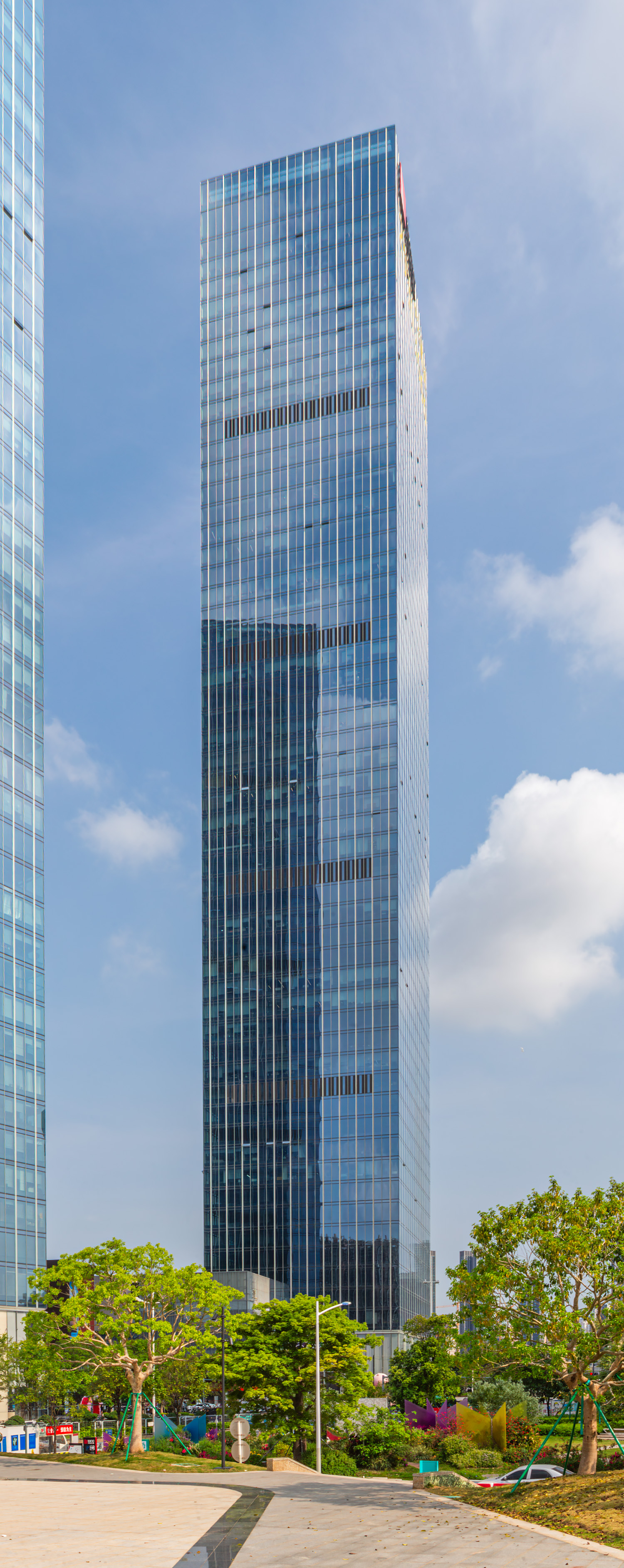 Longhua Digital Innovation Center Tower A, Shenzhen - View from the northwest. © Mathias Beinling