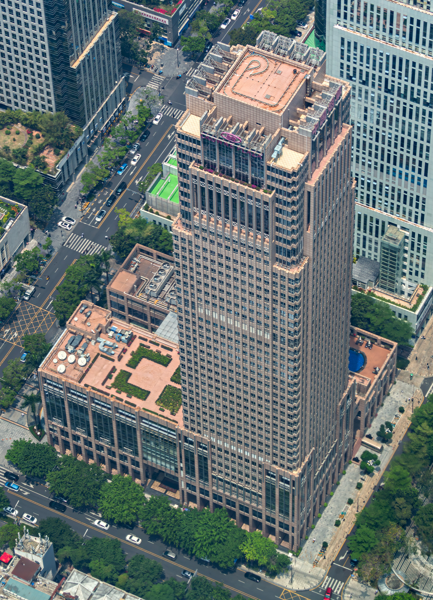 Marco Polo Shenzhen, Shenzhen - View from Ping An Finance Center. © Mathias Beinling