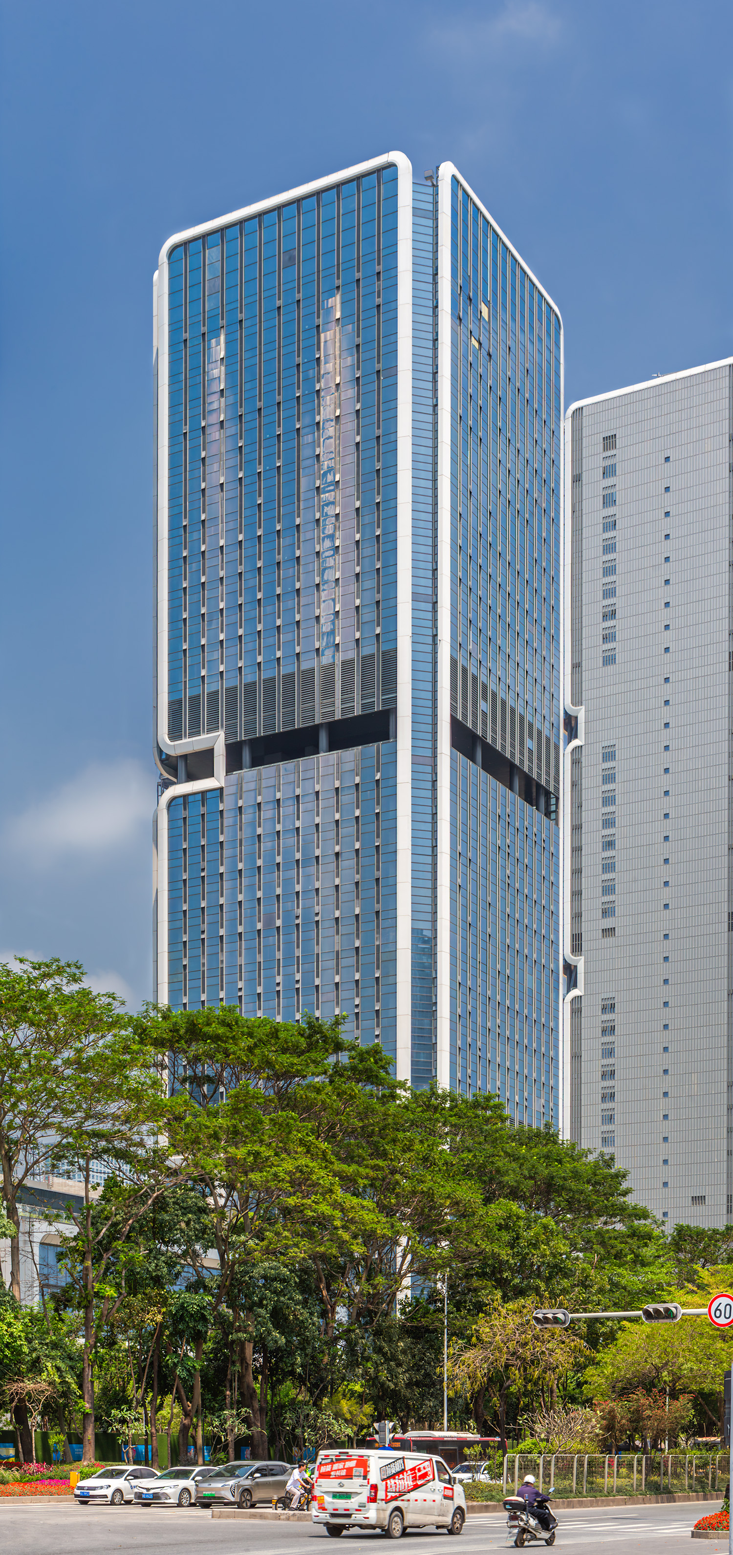 Nanshan Innovation Technology Center Tower 3, Shenzhen - View from the southwest. © Mathias Beinling