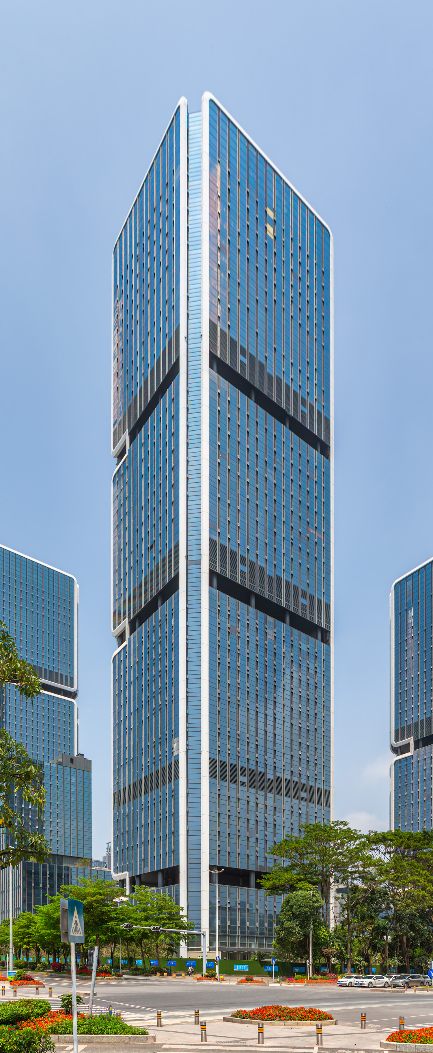 Nanshan Innovation Technology Center Tower 4, Shenzhen - View from the southwest. © Mathias Beinling