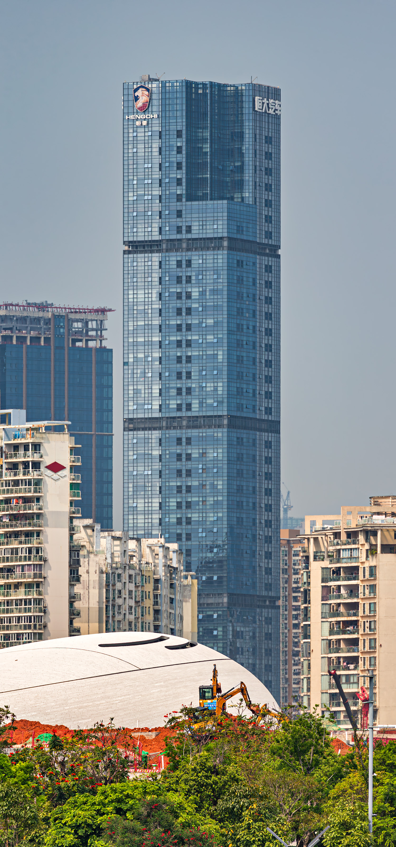 Nanyou Tower 2, Shenzhen - View from the east. © Mathias Beinling