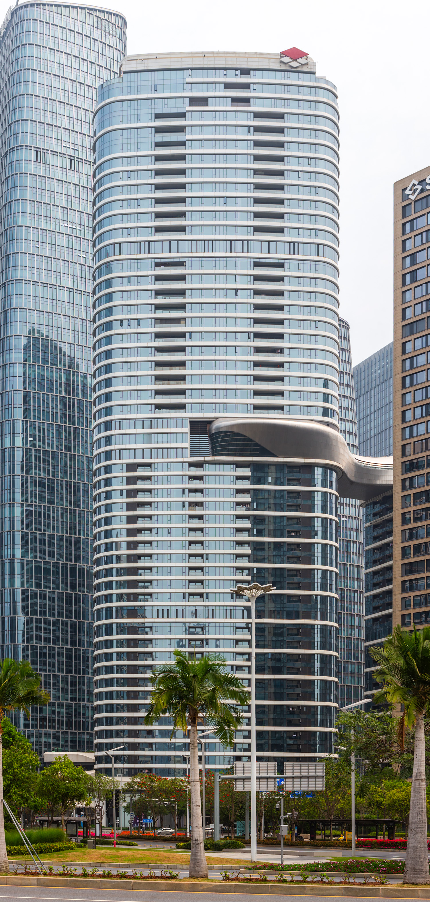 One Excellence Tower 2, Shenzhen - View from the south. © Mathias Beinling