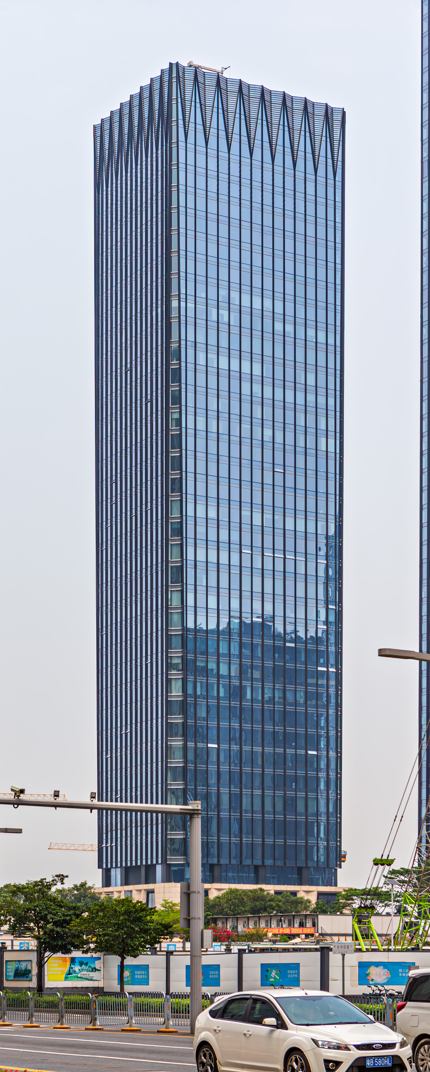 Qianhai Financial Centre Tower 2, Shenzhen - View from the southeast. © Mathias Beinling