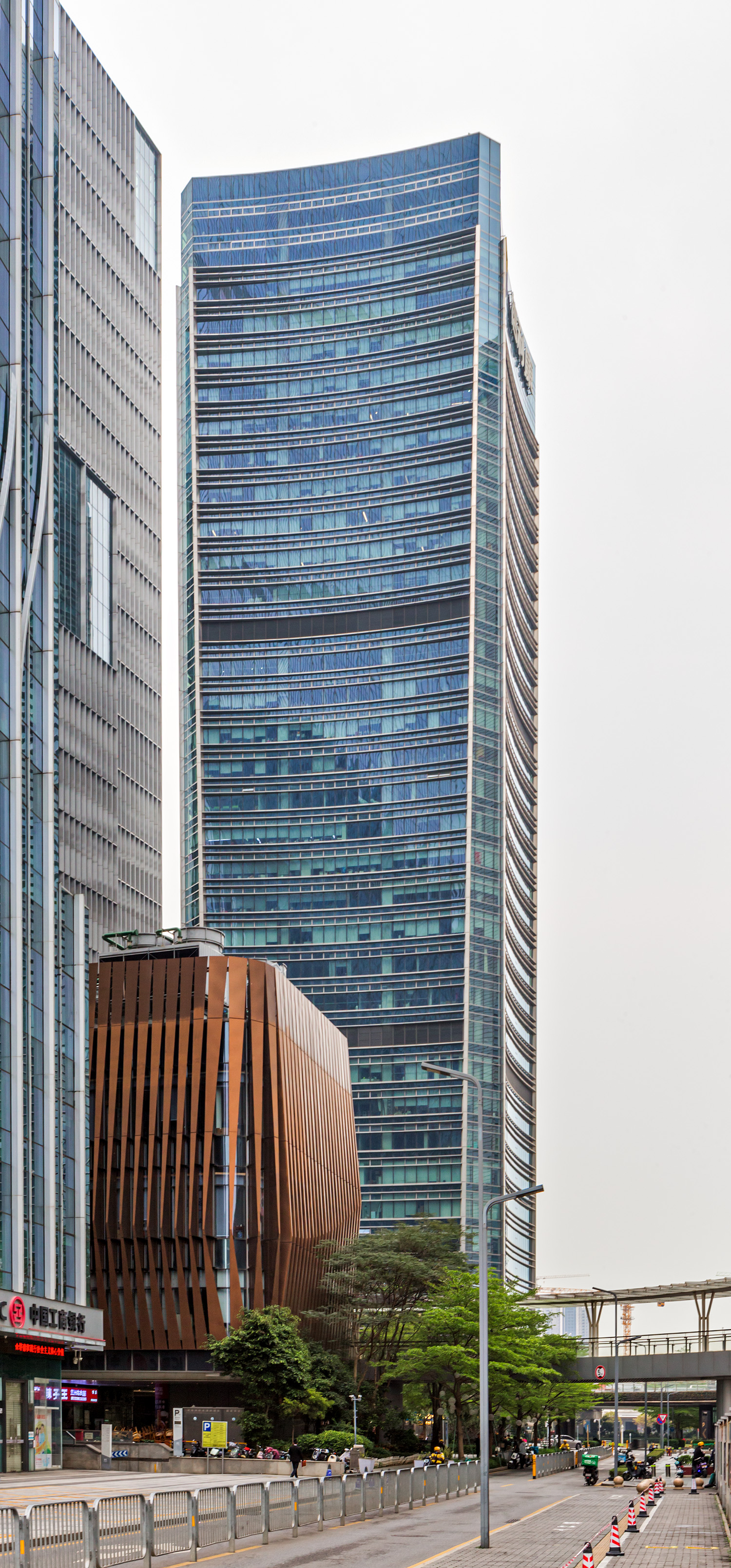 Qianhai Xinlikang Building, Shenzhen - View from the northeast. © Mathias Beinling