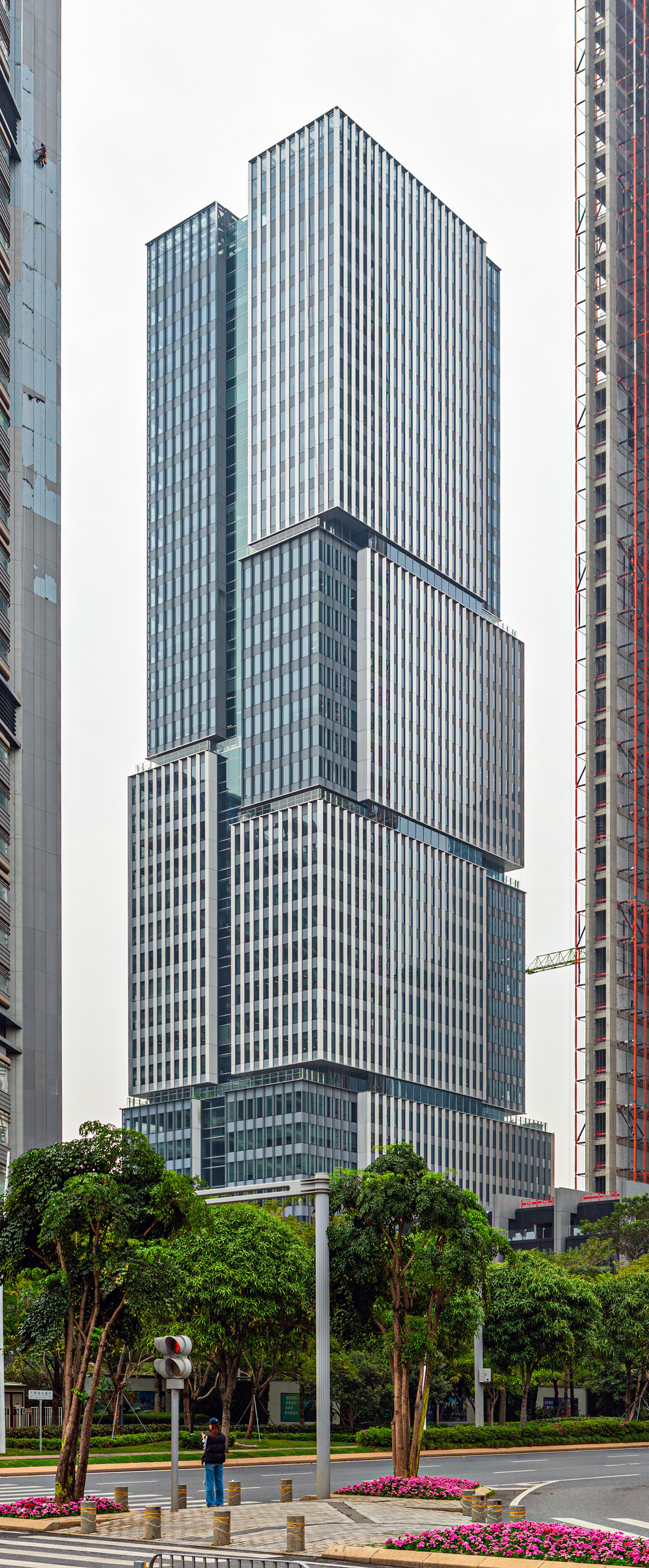 Qianhai Zhaolian Building, Shenzhen - View from the northwest. © Mathias Beinling