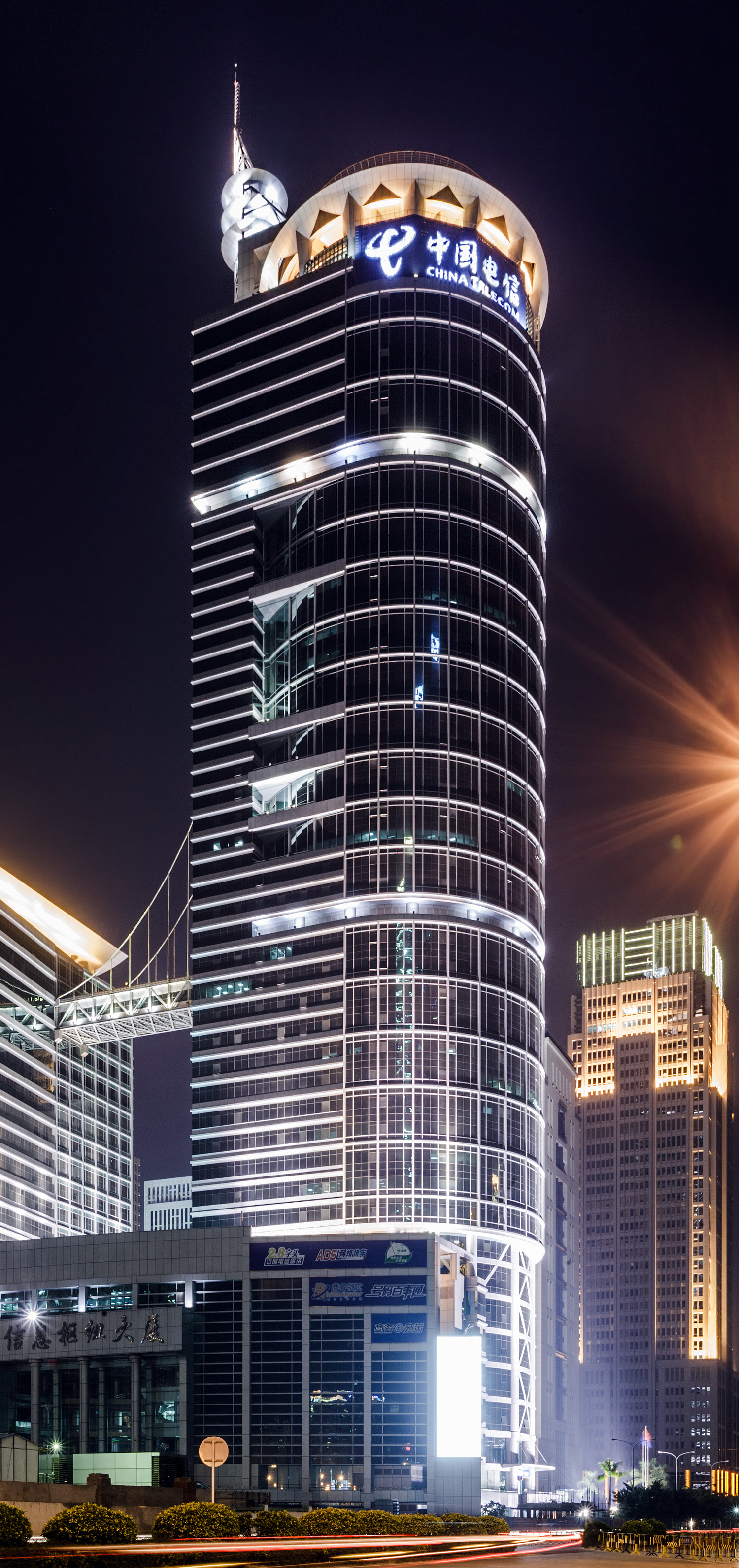 Shenzhen Broadcasting Center I, Shenzhen - View from the south. © Mathias Beinling