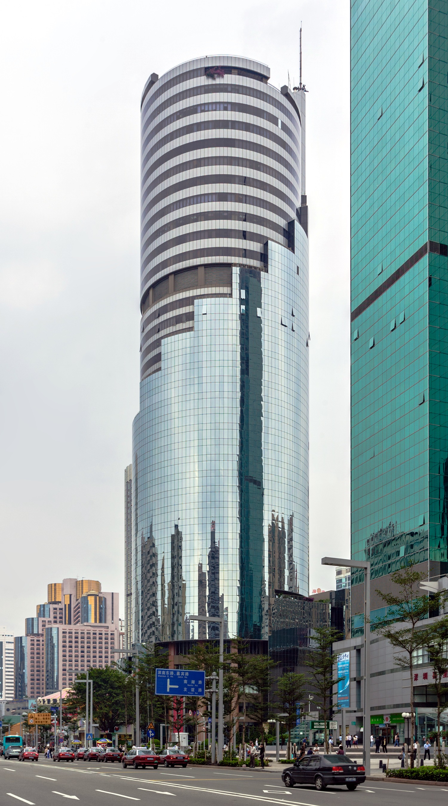 Shenzhen Development Center, Shenzhen - View from the south. © Mathias Beinling
