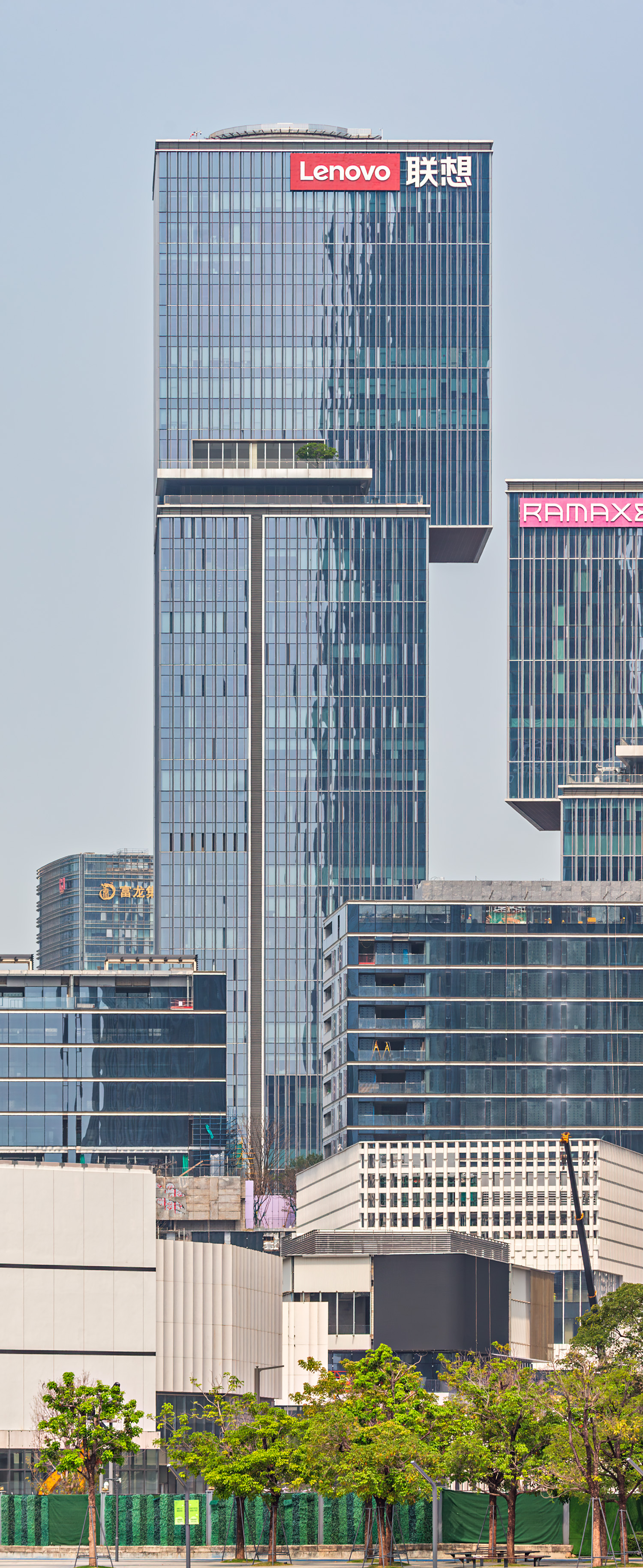 Shenzhen Lenovo Tower 1 - View from the east