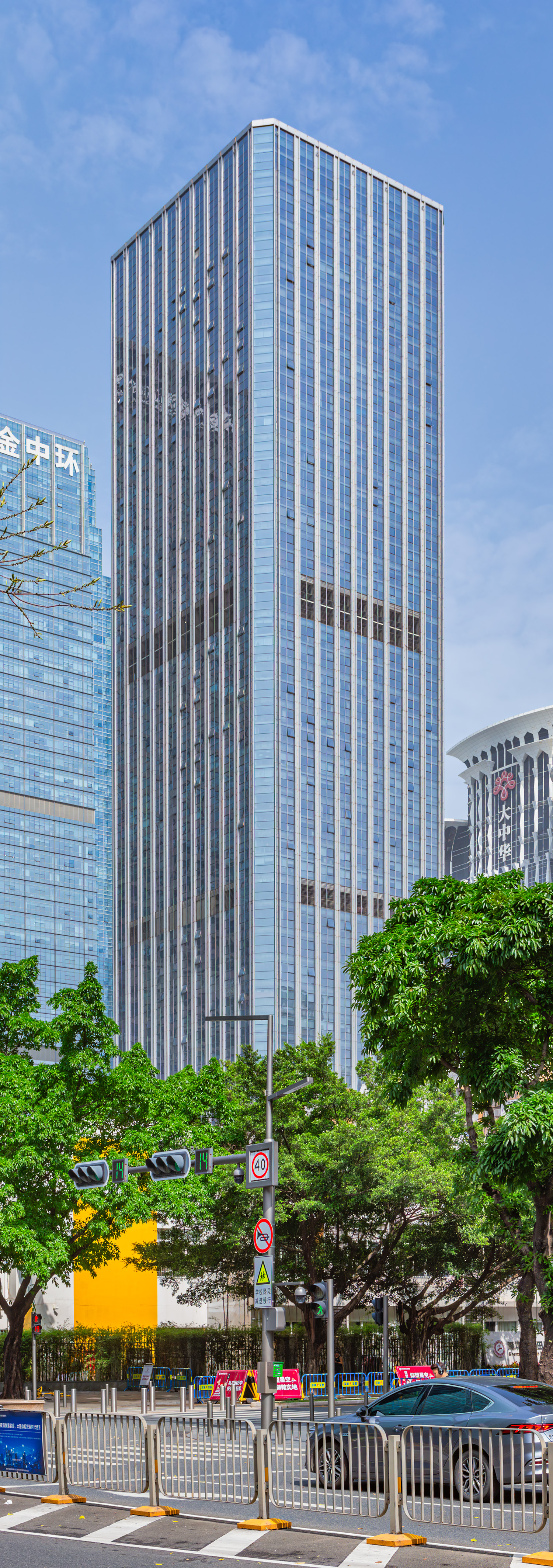 Shenzhen Modern International Tower, Shenzhen - View from the southeast. © Mathias Beinling