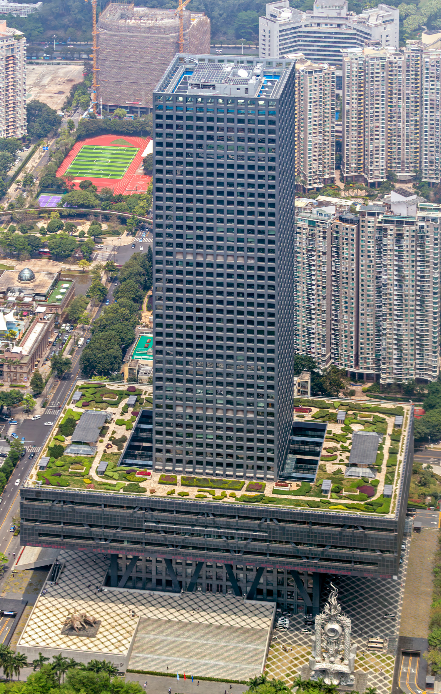 Shenzhen Stock Exchange, Shenzhen - View from Ping An Finance Center. © Mathias Beinling