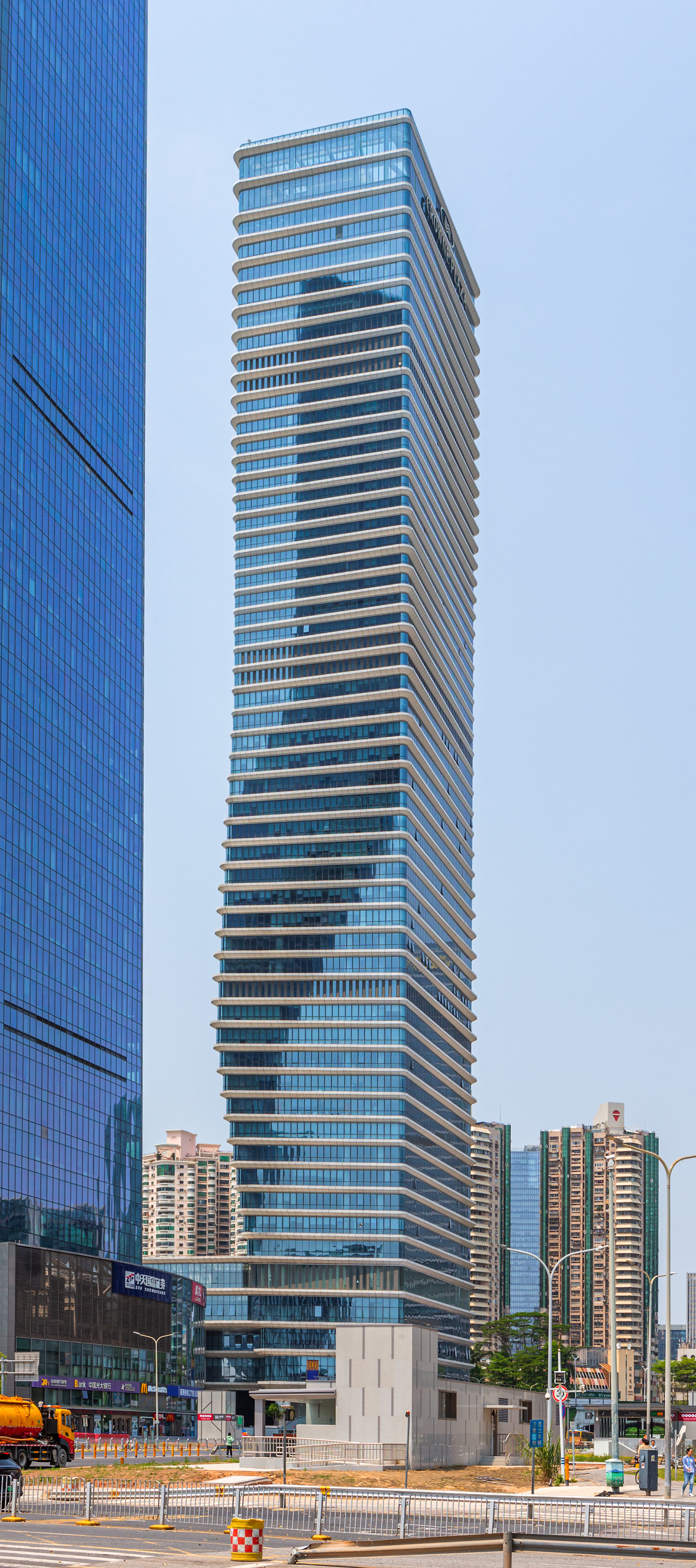 Shenzhen University Subway Station Tower - View from the south