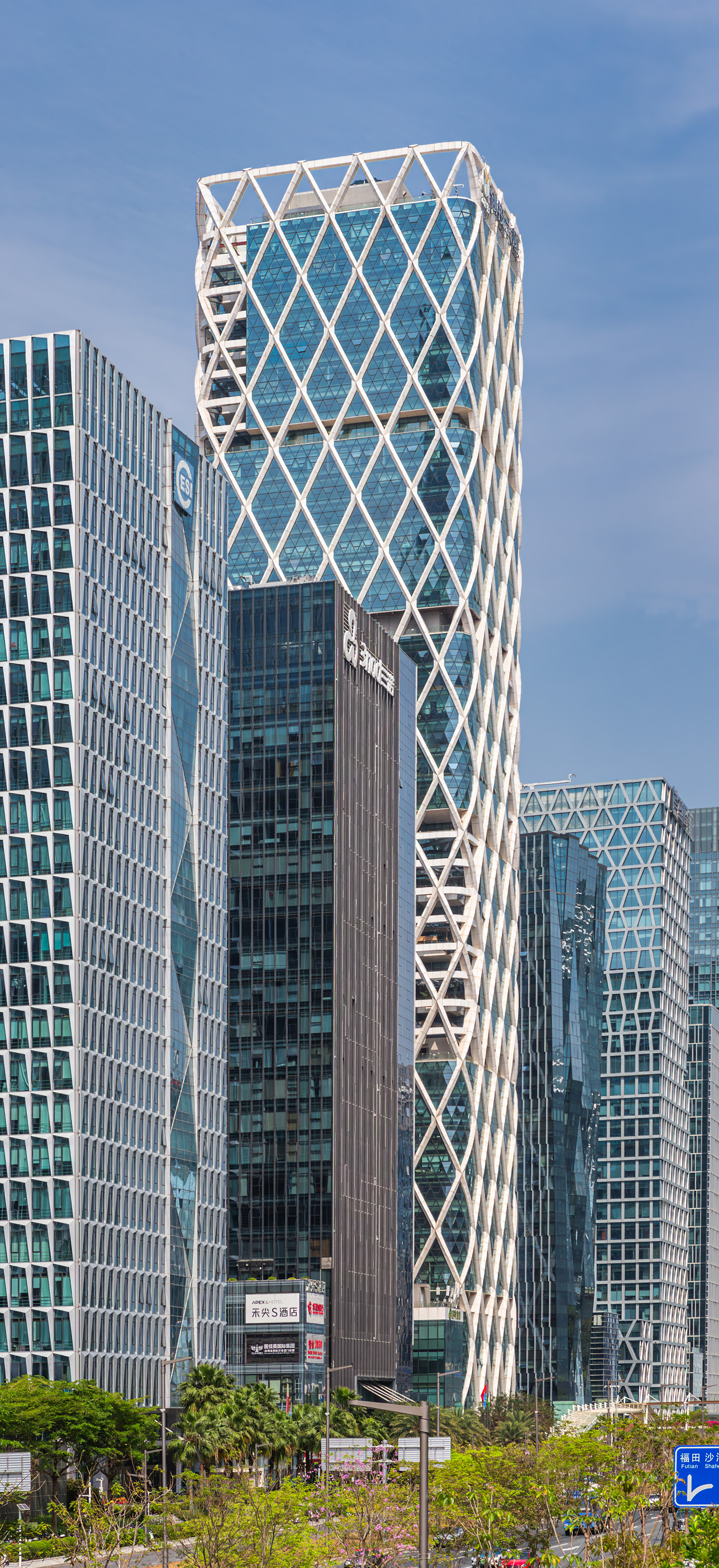 Shenzhen Venture Capital Private Enterprise Tower - View from the west