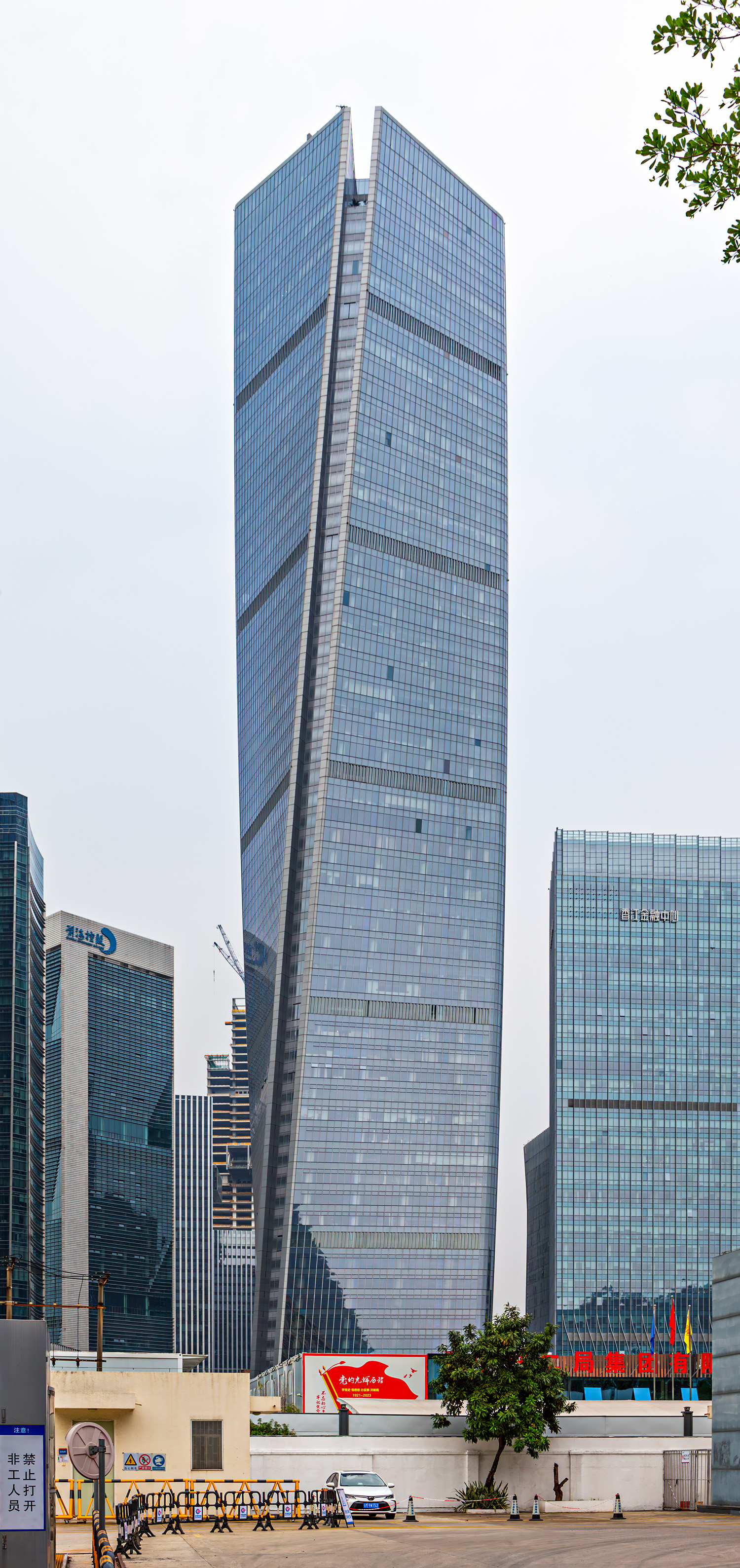 Shimao Qianhai Center, Shenzhen - View from the southeast. © Mathias Beinling